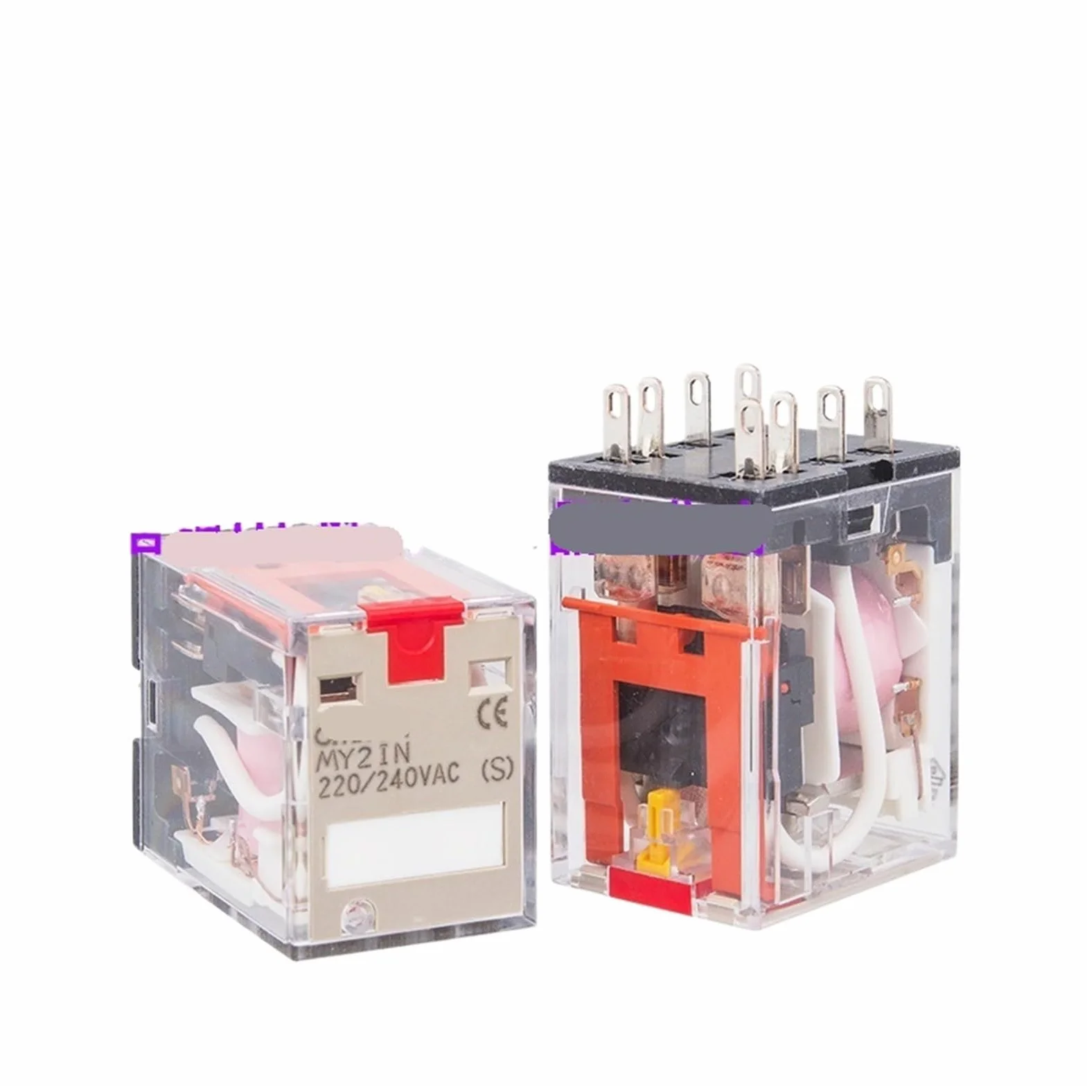1 pz Relè MY2N-MY4N-MY2IN-MY4IN-D2-GS-J DC24V 220V(MY2IN -AC220V -1)