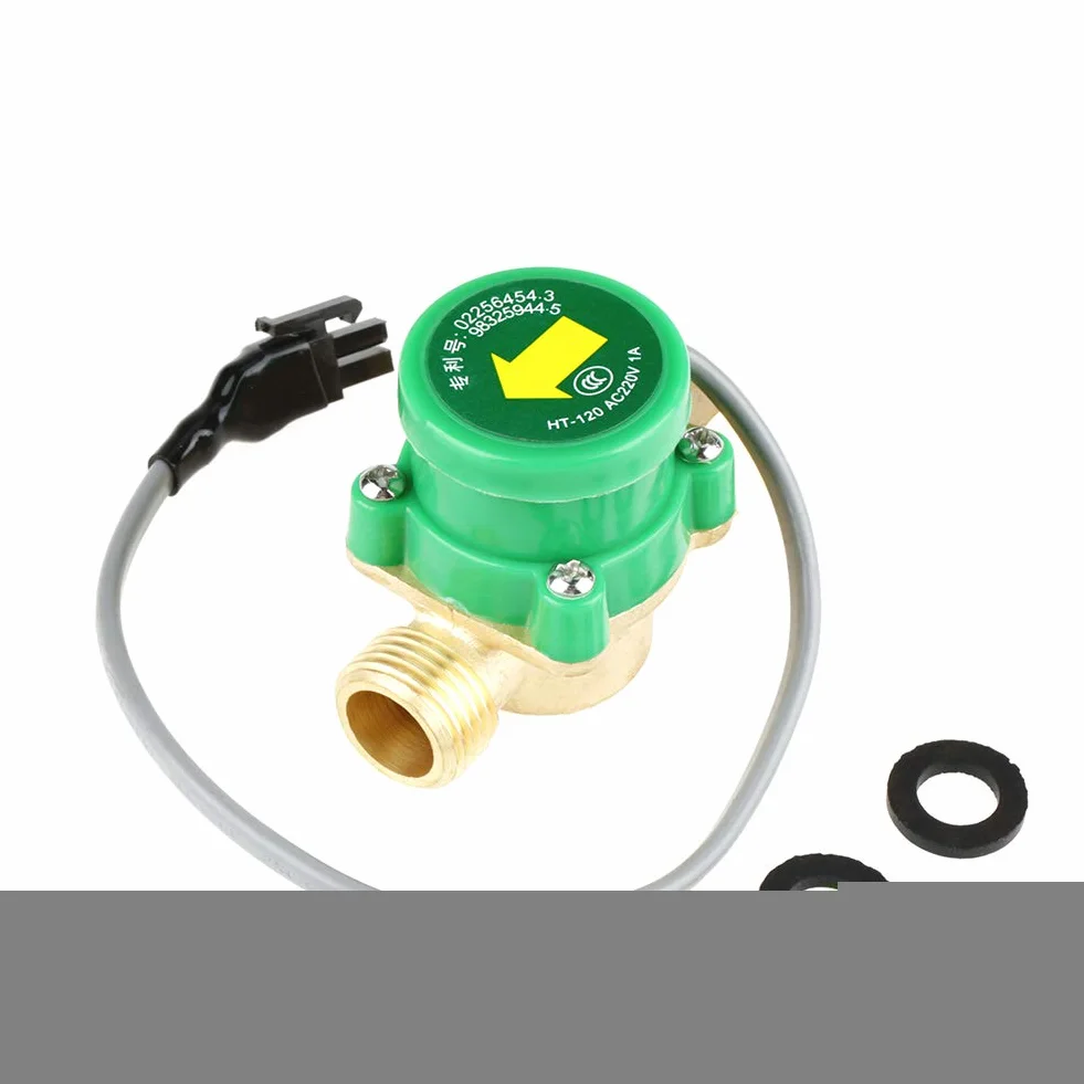 Flussostato pompa HT-120 AC 220V 1A G1/2"-1/2" per acqua domestica