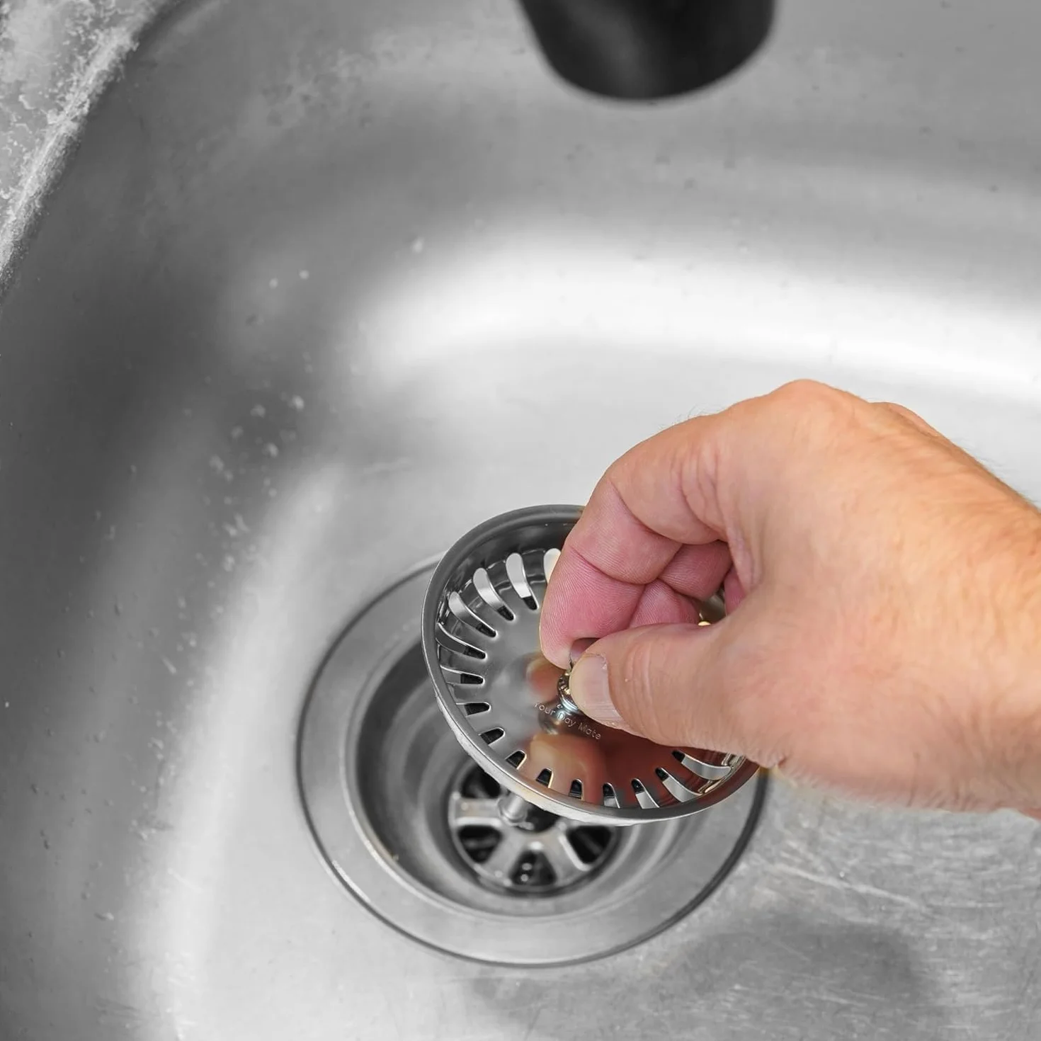 Blanco 125555 - Cestello con perni per funzionamento eccentrico, in acciaio INOX, 8,2 cm