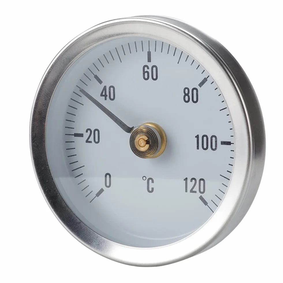 morsetto dell'acciaio inossidabile 0-120℃ sul termometro della metropolitana sulla molla 63mm di riscaldamento della metropolitana