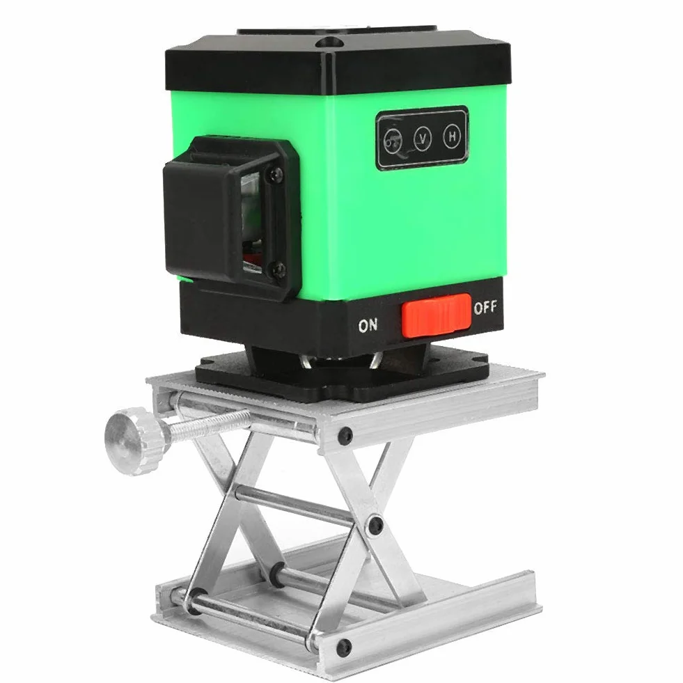 Piattaforma di Sollevamento Laboratorio Supporto Regolabile per Livello Universale per Strumenti di Misurazione, Lega di Alluminio, 90 * 90 Mm