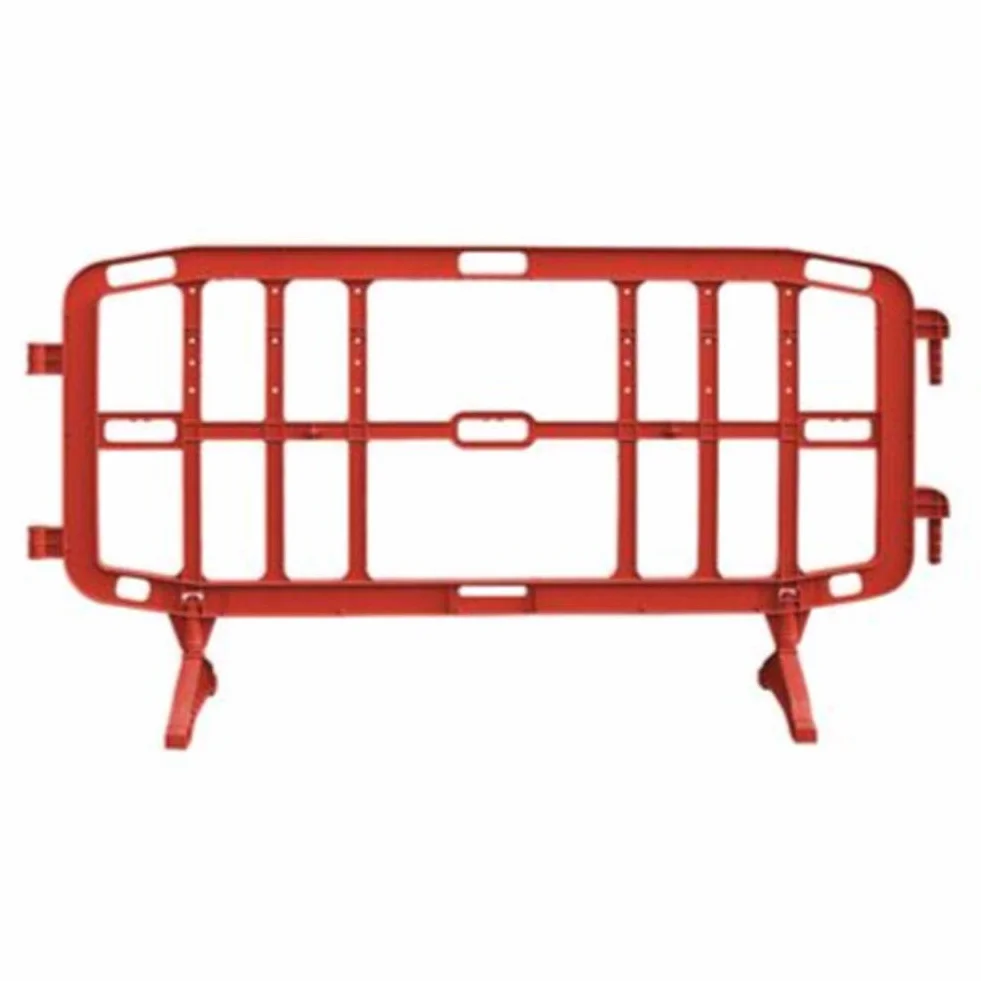 Transenna in plastica (PP) stradale, Mis. 200 x 102 cm, colore rosso