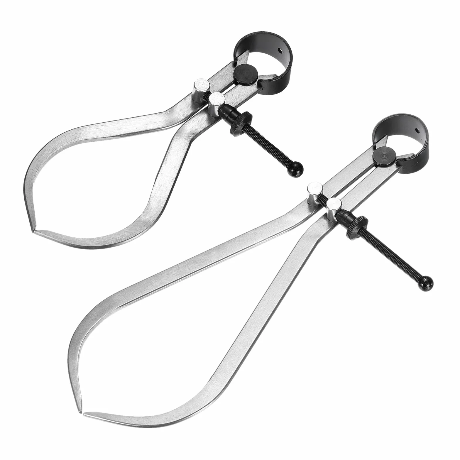 QUARKZMAN 2pz Molla Esterno Calibro 6" 9" Acciaio Inox Regolabile Molla Calibro Gamba Piegata per Legno Tornio Progetti