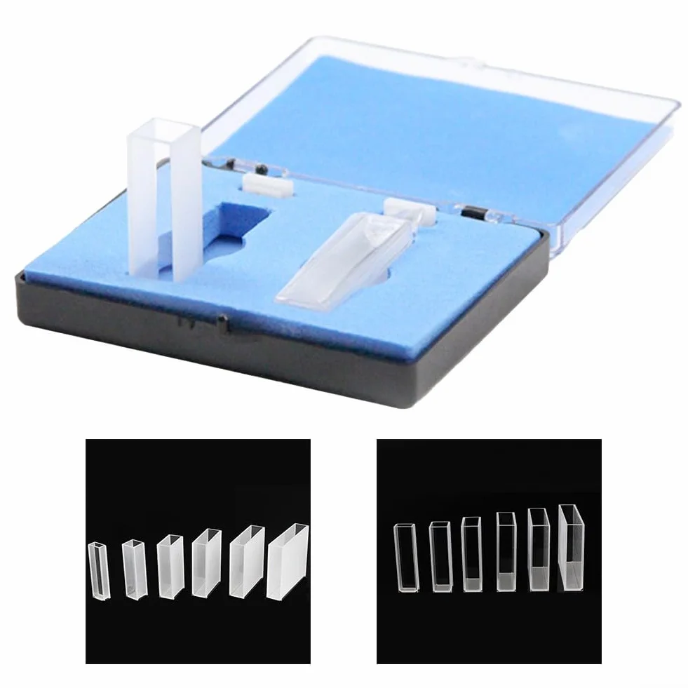 Cuvette al quarzo per spettroscopia infrarossi, 2 pezzi (10 mm)