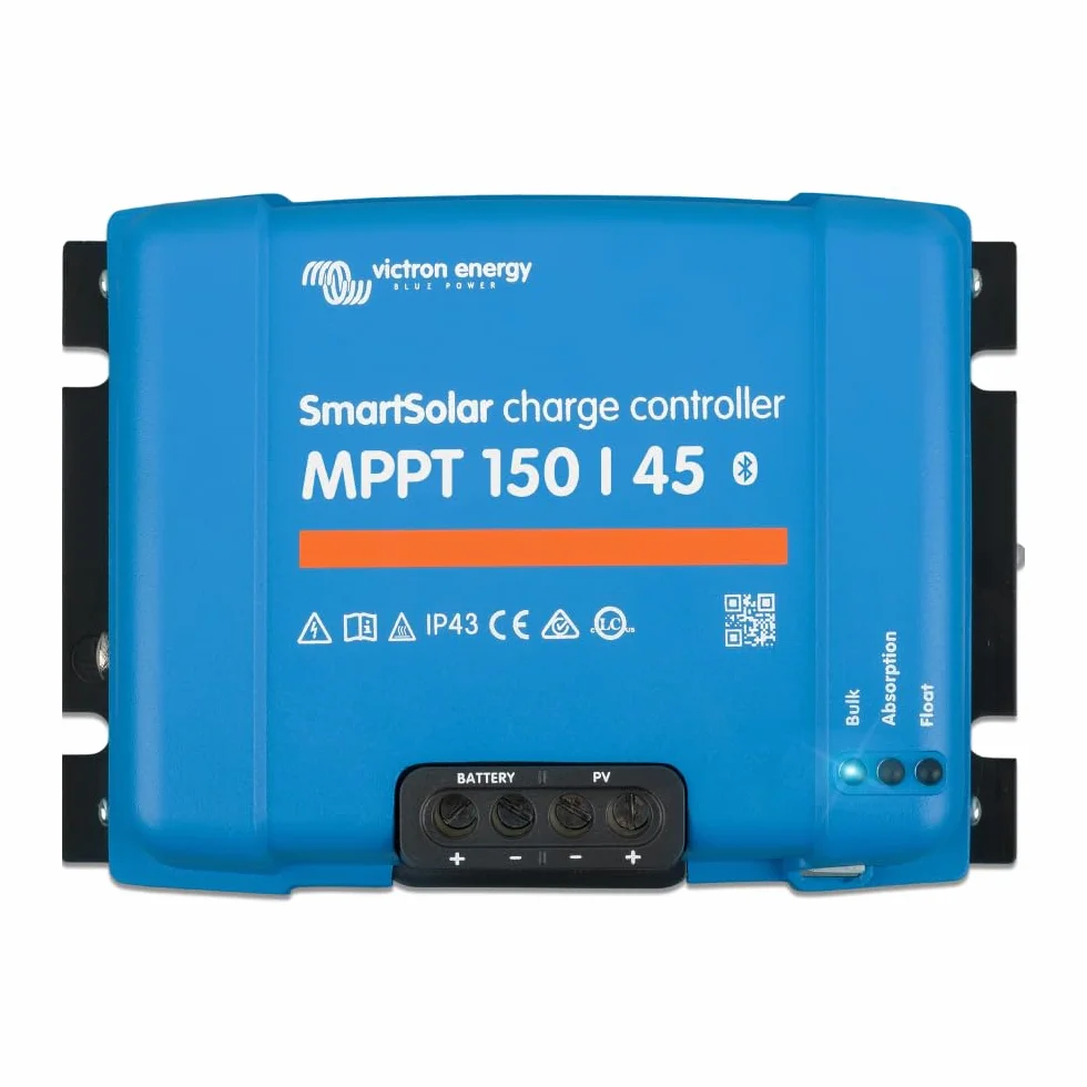 Victron Energy SmartSolar MPPT 150V 45 amp 12/24/36/48-Volt Regolatore di Carica Solare (Bluetooth)