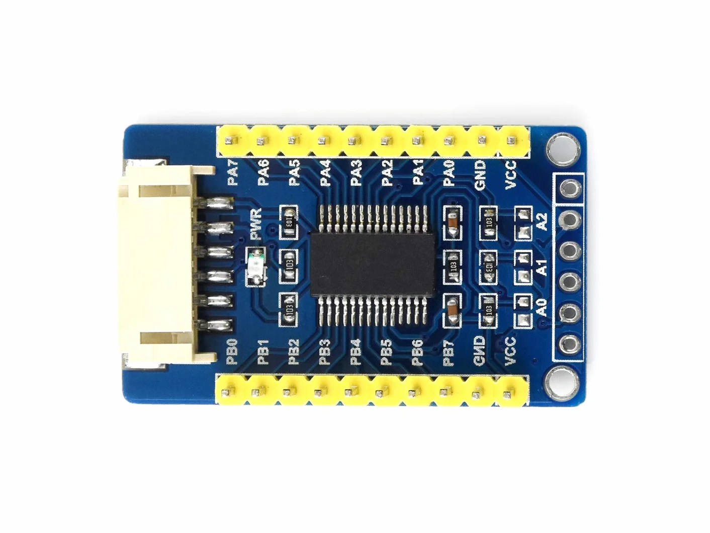 Waveshare MCP23017 IO Expansion Board I2C Interface Expands 16 I/O Pins Compatible with Both 3.3V and 5V Levels