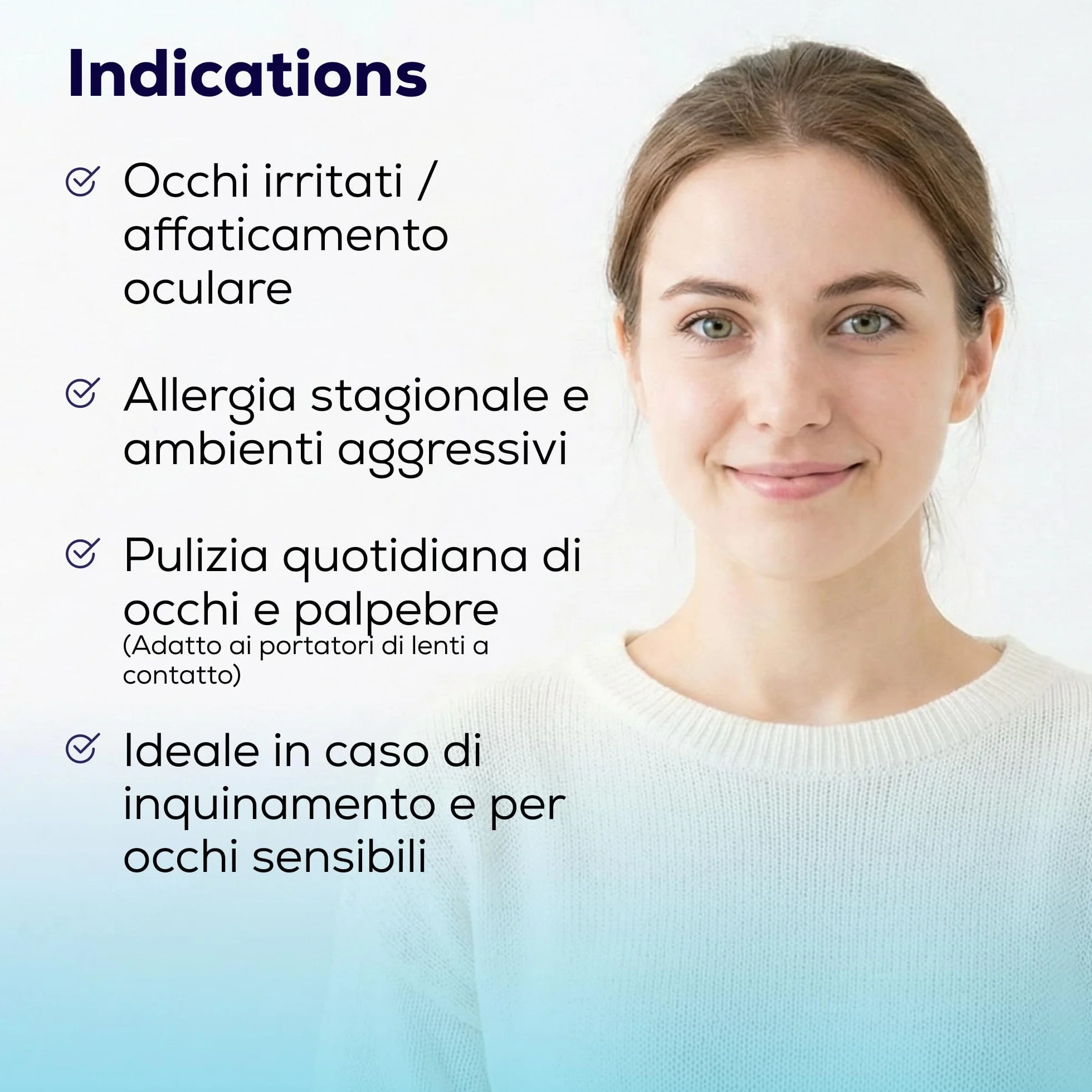 Bagno Oculare con Acido Ialuronico e Vaschetta Oftalmica per Idratazione e Pulizia Profonda degli Occhi, Soluzione Biocompatibile, 2 x 360 ml
