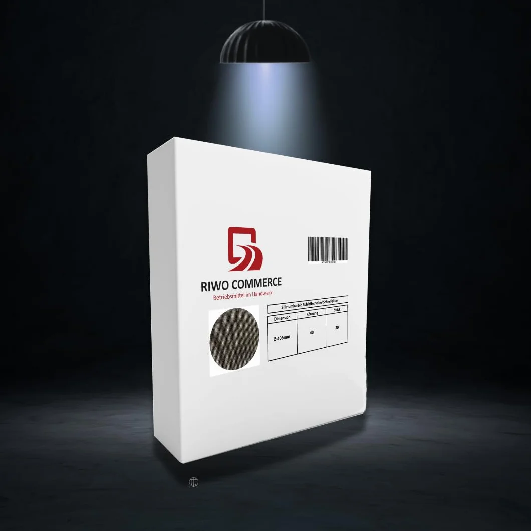 20 pezzi dischi griglia retine abrasivi per levigatrici monodisco con disco di trasmissione Ø 406 mm. Dischi utilizzo bifacciale rete in carburo di silicio, ideali per legno e calcestruzzo. Grana 120