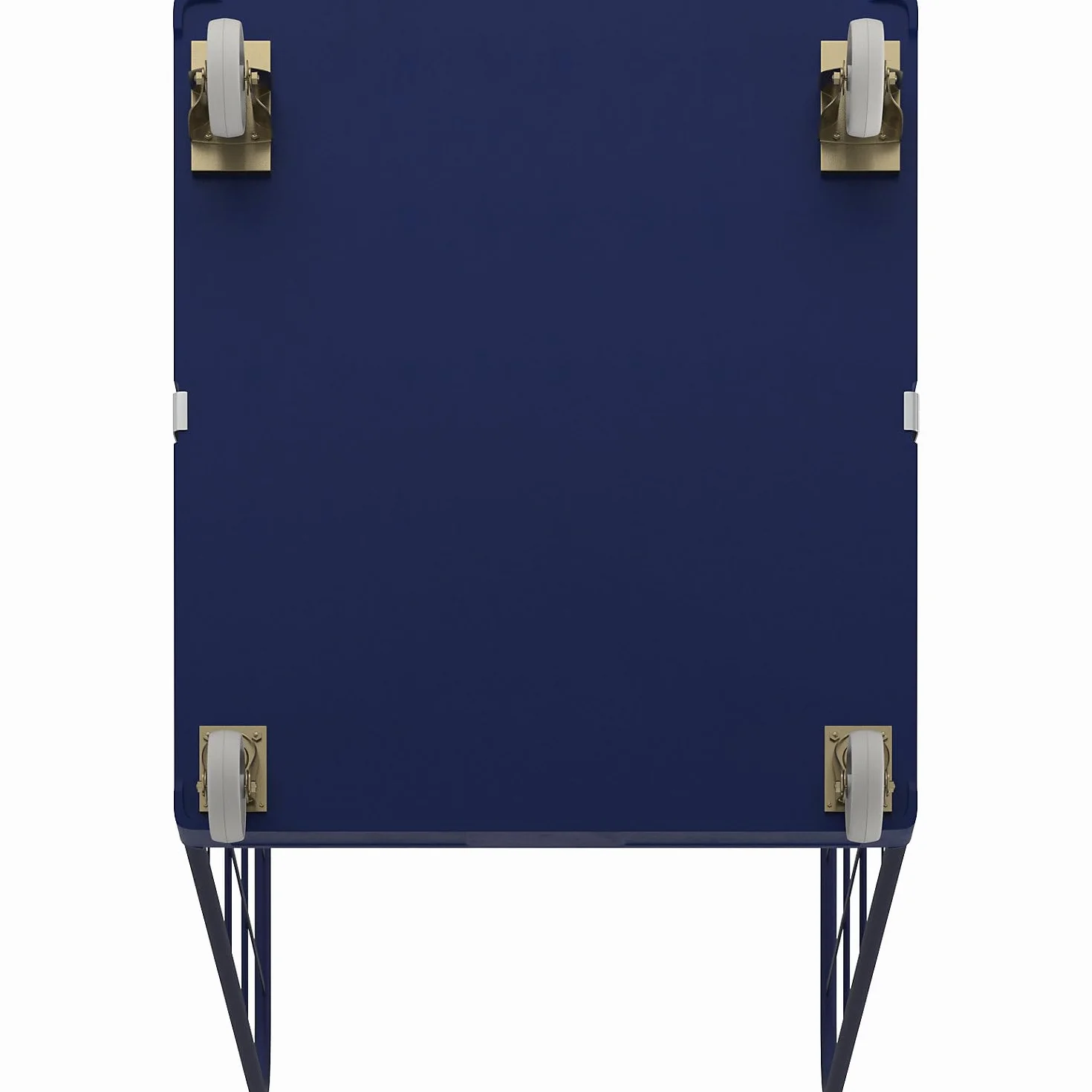 kaiserkraft | Rollcontainer con pianale in plastica con ruote | 2 lati | largh x prof 724 x 815 mm | altezza utile 1350 mm