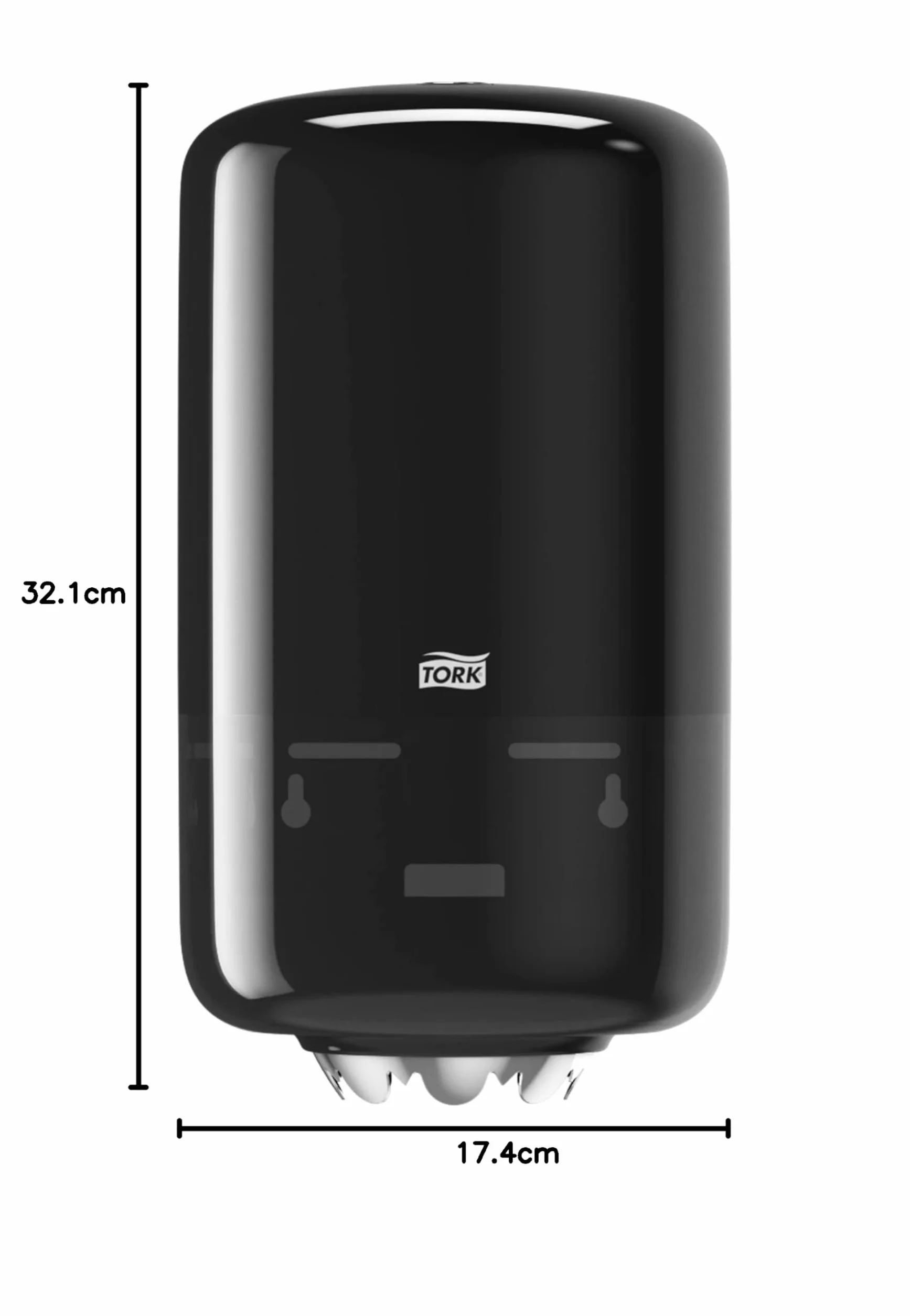 Tork Mini M1 Elevation Wyciągarka do Ręczników 558008 Czarny 32,1x17,4x16,5 cm