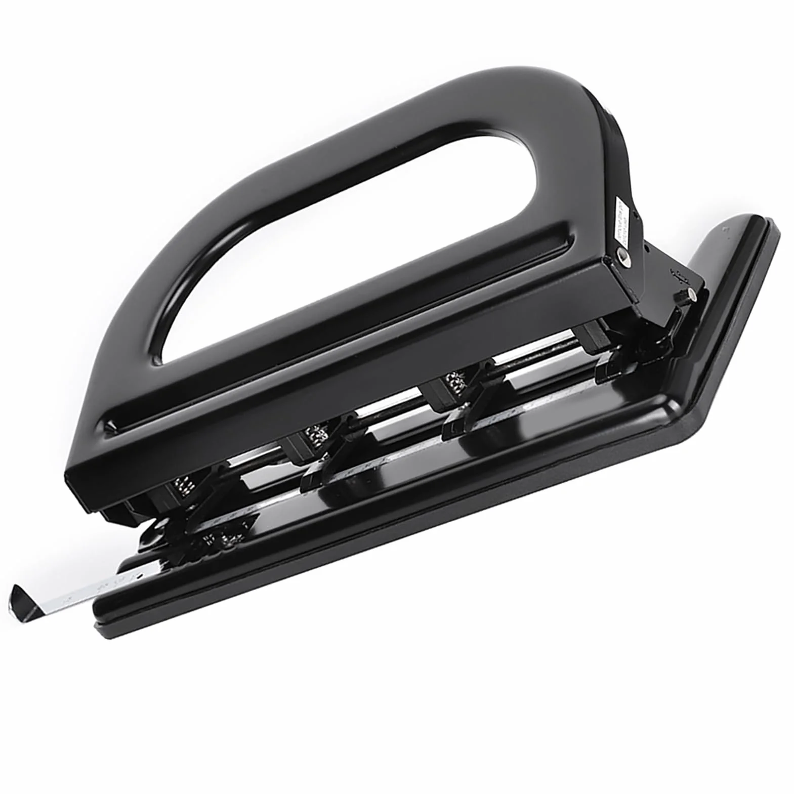 Haofy Perforatore di Carta in Ferro Perforatore a 4 Fori Regolabile per Forniture per Ufficio, di Diametro 6 Mm per Cancelleria Scolastica, Capacità di 30 Fogli