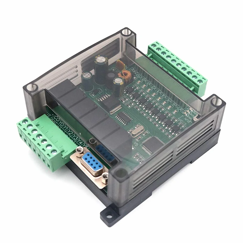 DollaTek DC24V Plc Controller scheda di controllo industriale FX1N-14MR Uscita relè scheda