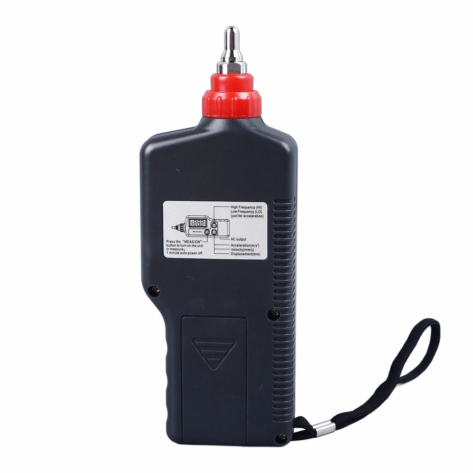 Misuratore di Vibrazioni Digitale, Vibrometro Multifunzionale Ad Alta Precisione, Materiale ABS, Compatto e Portatile, per la Produzione di Macchinari, Metallurgia Energetica