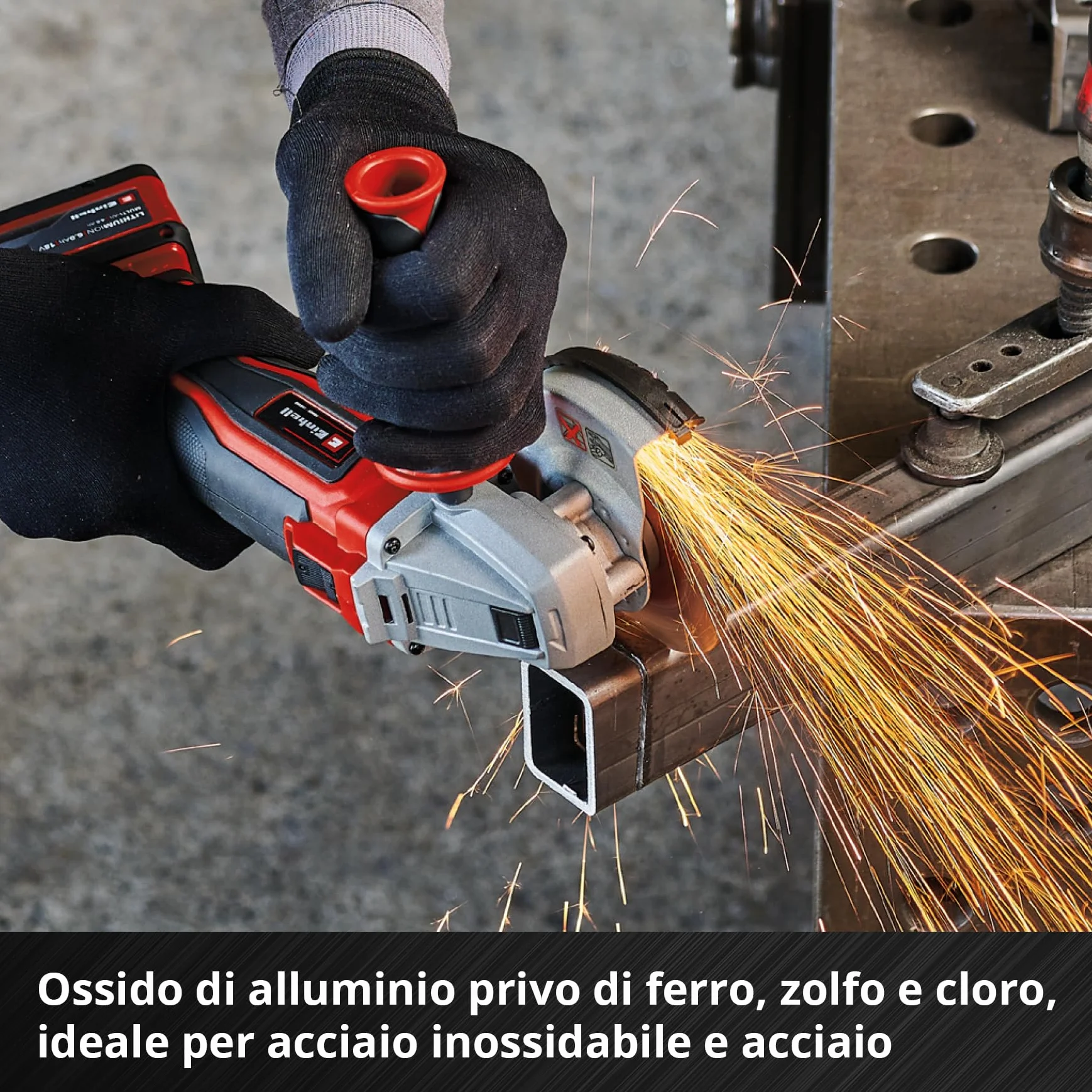 Originale Einhell Dischi da taglio per metallo, 10 pezzi, Ø 125 mm in latta (taglio veloce, lavorazione del metallo, taglio facile, certificato MPA, indipendente dal marchio)