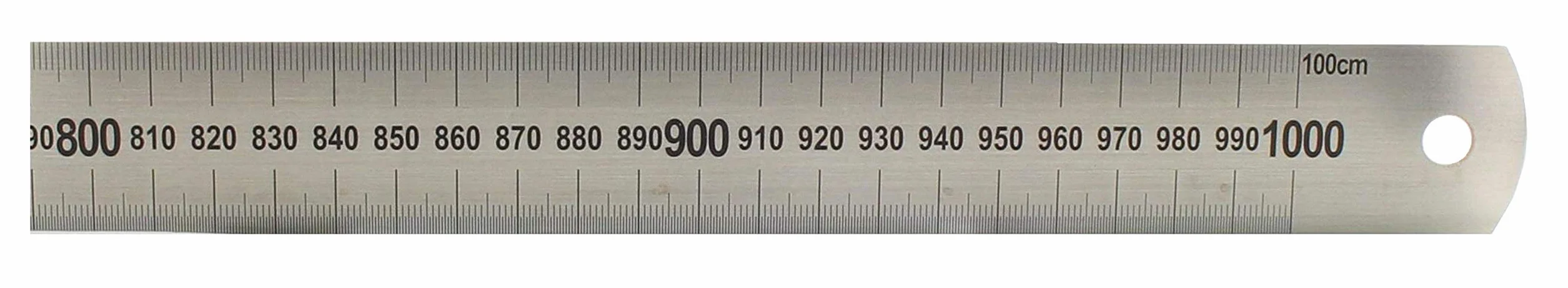 Righello in acciaio 1500 mm scala millimetrica, righello metallo inossidabile 150 cm