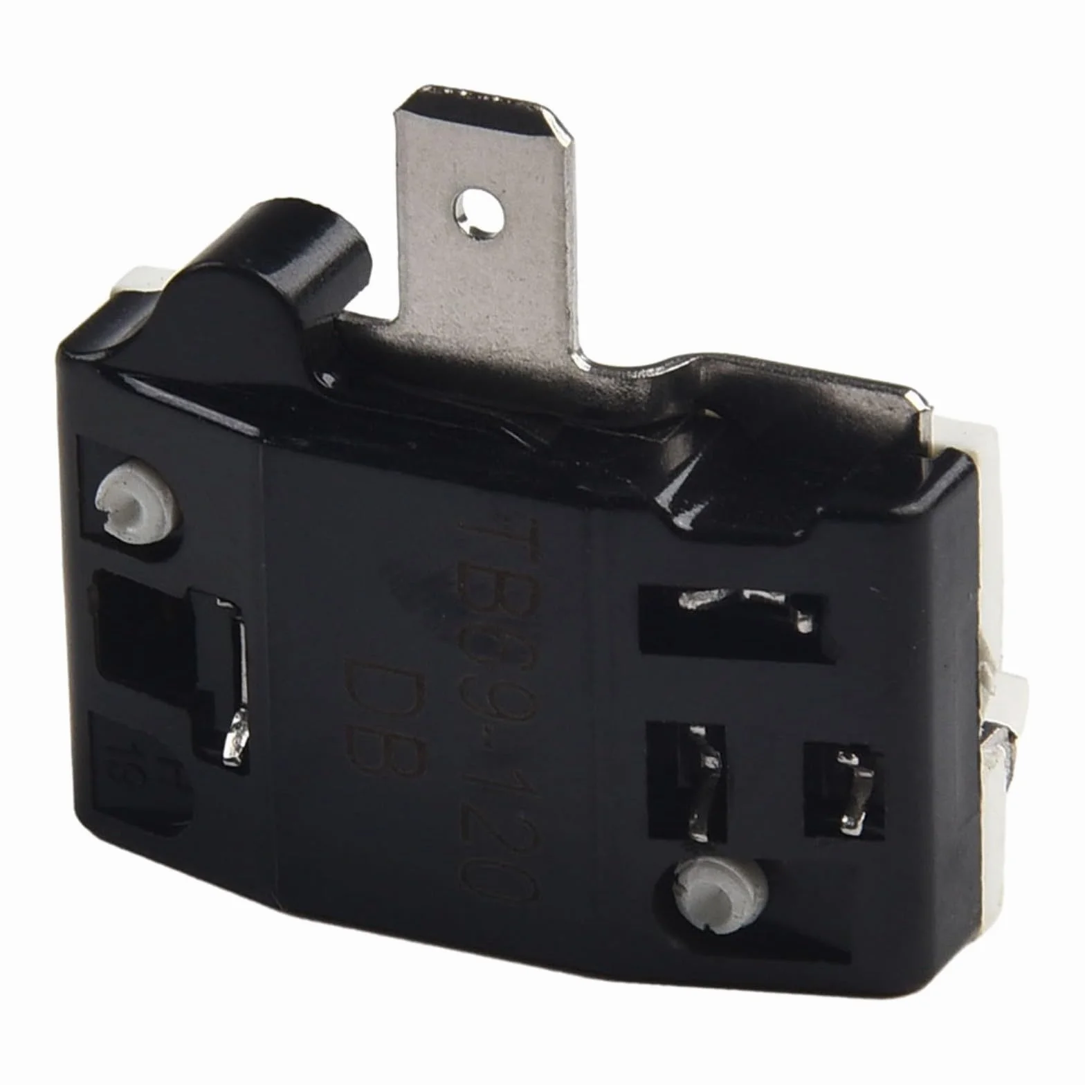 Interruttore di sovraccarico compressore frigorifero in acciaio inox e plastica relè di avviamento 110/220V 4TM Protector compatibile con 1/2-1/6 per motori HP (1/6HP)