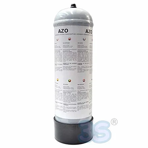 Bombola cartuccia di azoto da 2,2 Lt - 110 bar