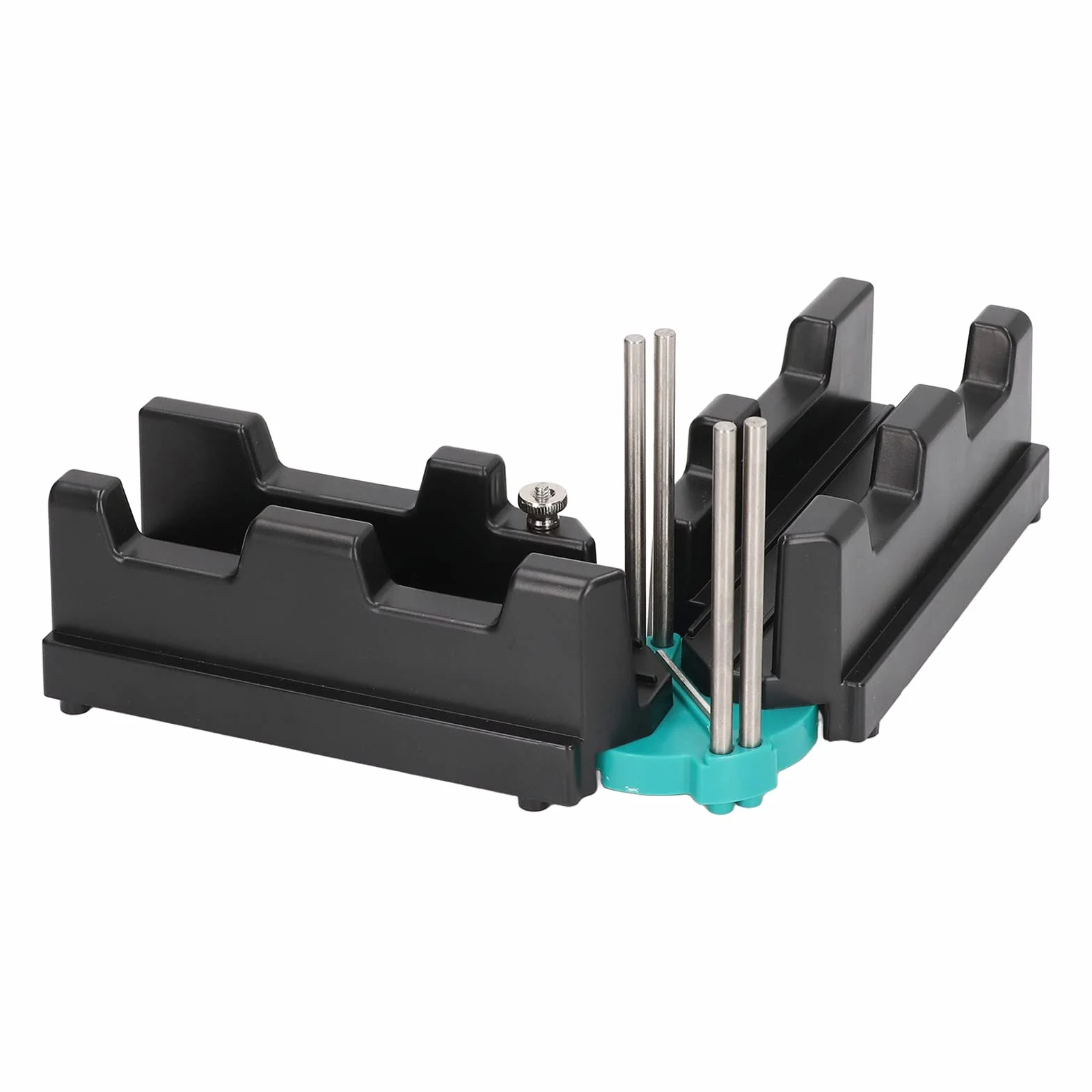 Utensile da Taglio per Misurazione Obliqua 2 in 1 Guida per Angolare in ABS Ad Alta Precisione per Resistenza All'usura