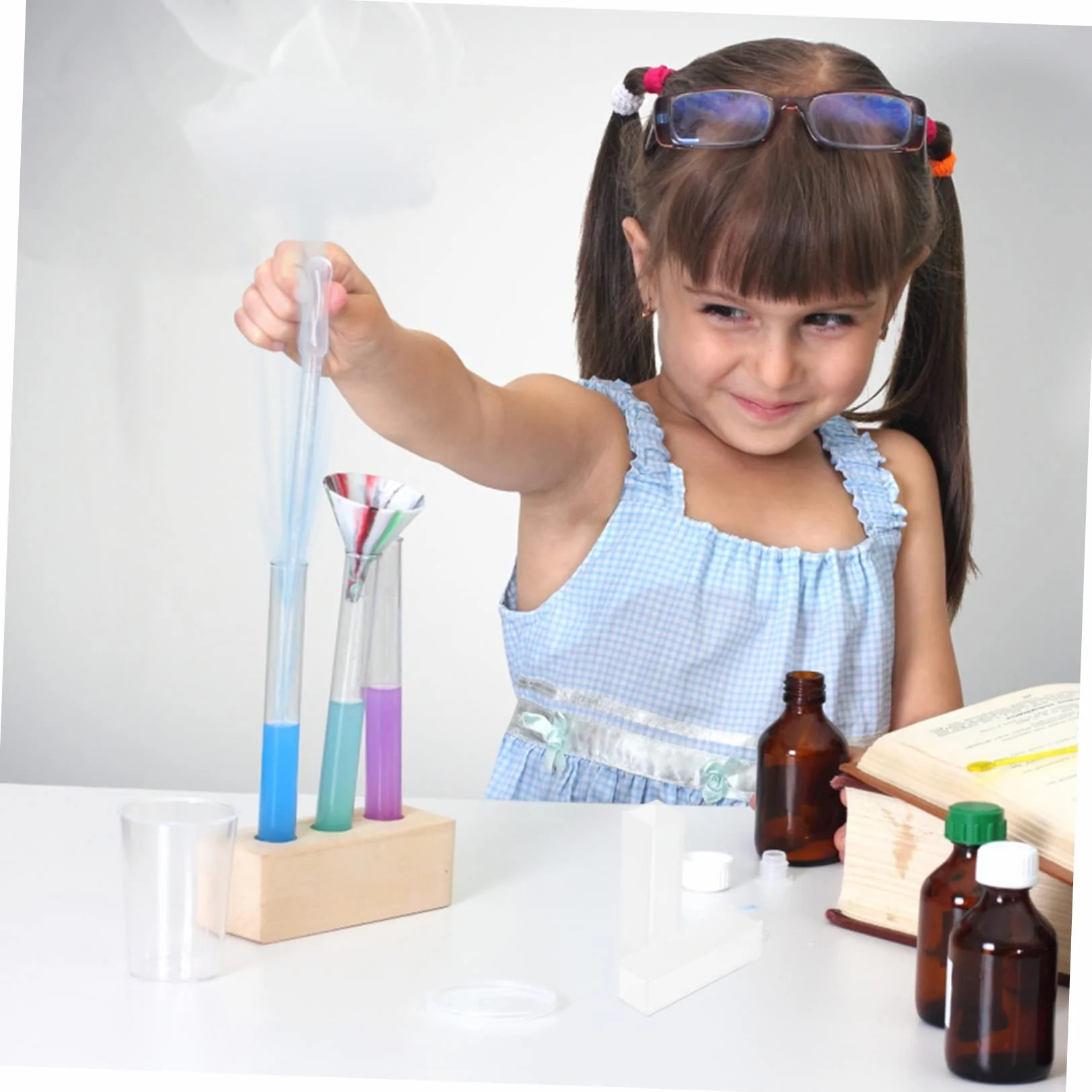 SOLUSTRE Set di 2 Cuvette in Materiale Sintetico 10mm per Spettrofotometro Laboratorio