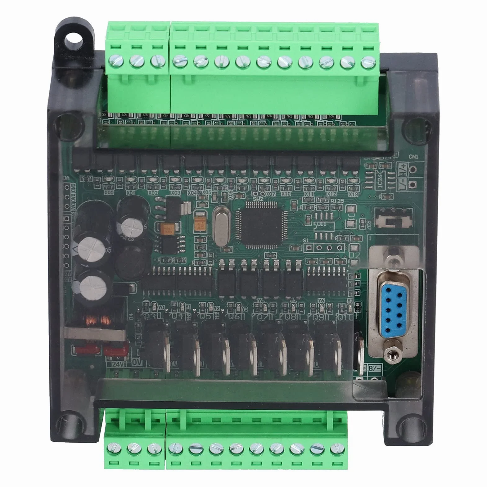 Controller Logico Programmabile automazione industriale computer industriale PLC DC 12V Parte Accessoria Modulo Scheda di Controllo Industriale 2N20MT(With Shell )