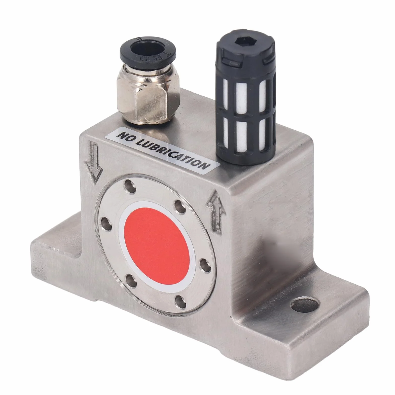 Vibratore Pneumatico in Acciaio Inossidabile, Vibratore a Turbina, Vibratore a Turbina, Vibratore Industriale con Filettatura G1/8 Pollici, Silenziatore e Connettore per Tubo