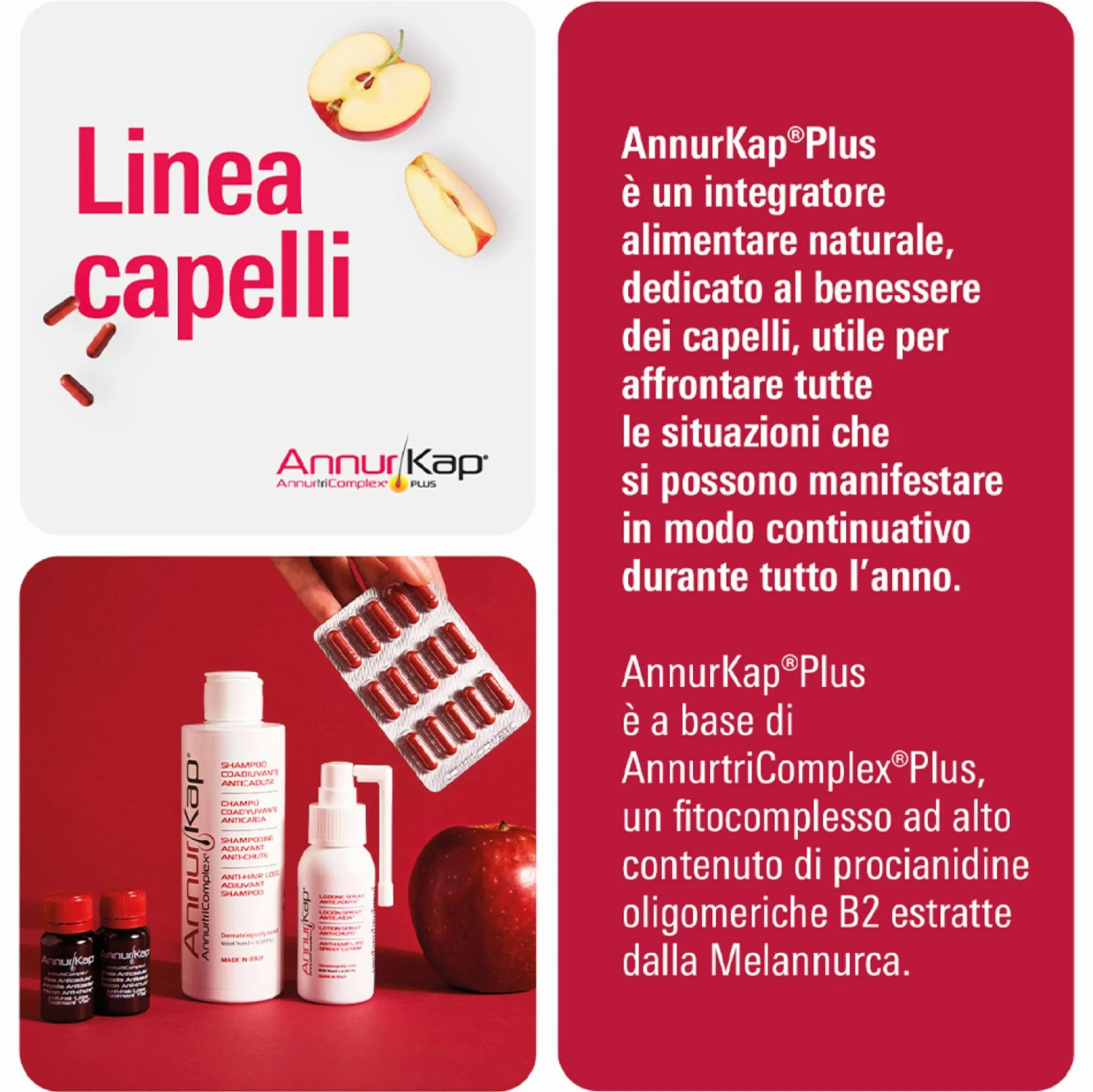 Annurkap Fiale Anticaduta Confezione 10 fiale monodose da 8 ml per 1 mese trattamento
