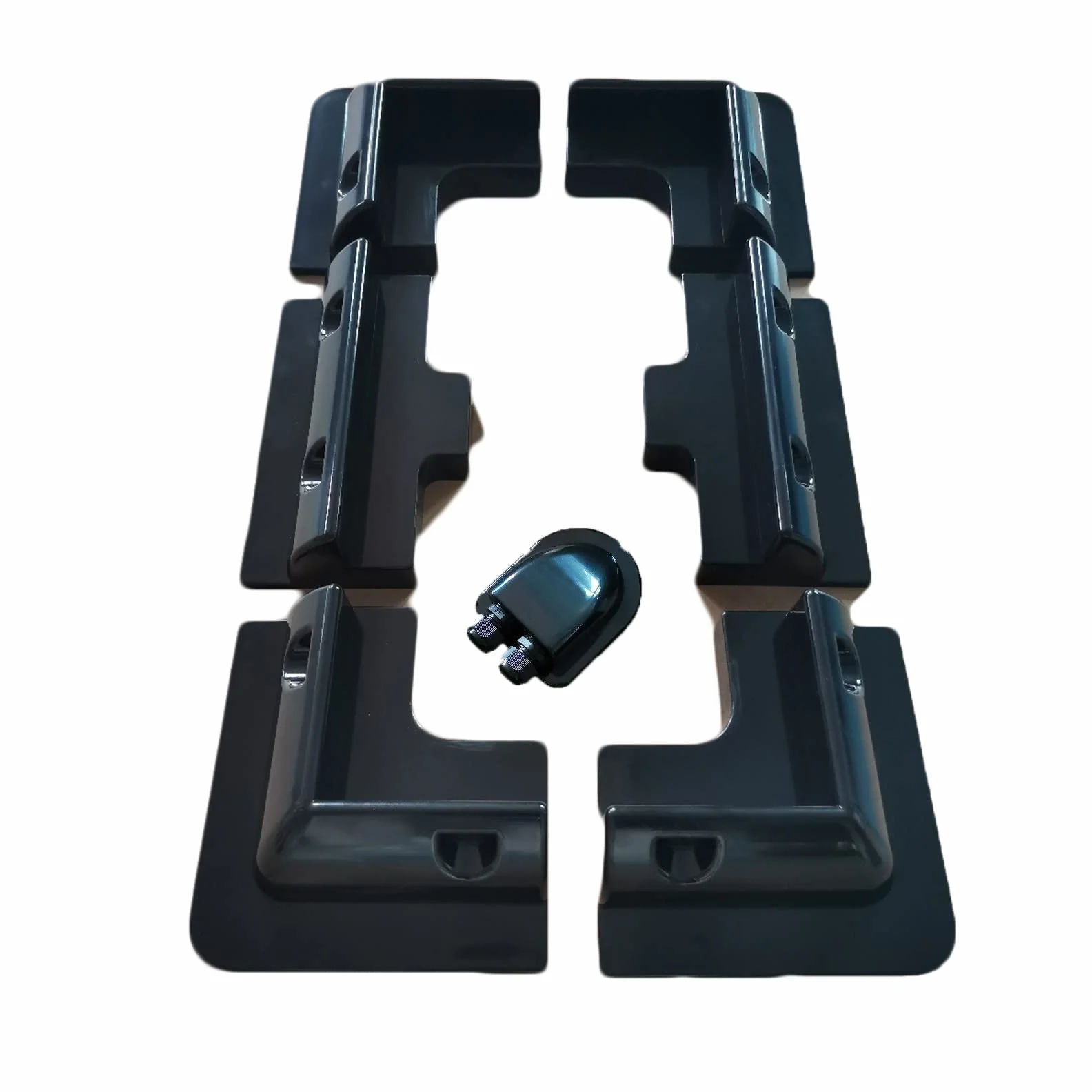 Staffa di montaggio per pannelli solari, Staffe for pannello solare Kit di montaggio ad angolo Staffe di montaggio for pannello solare in ABS con pressacavo for ingresso cavo Supporto di montaggio sen