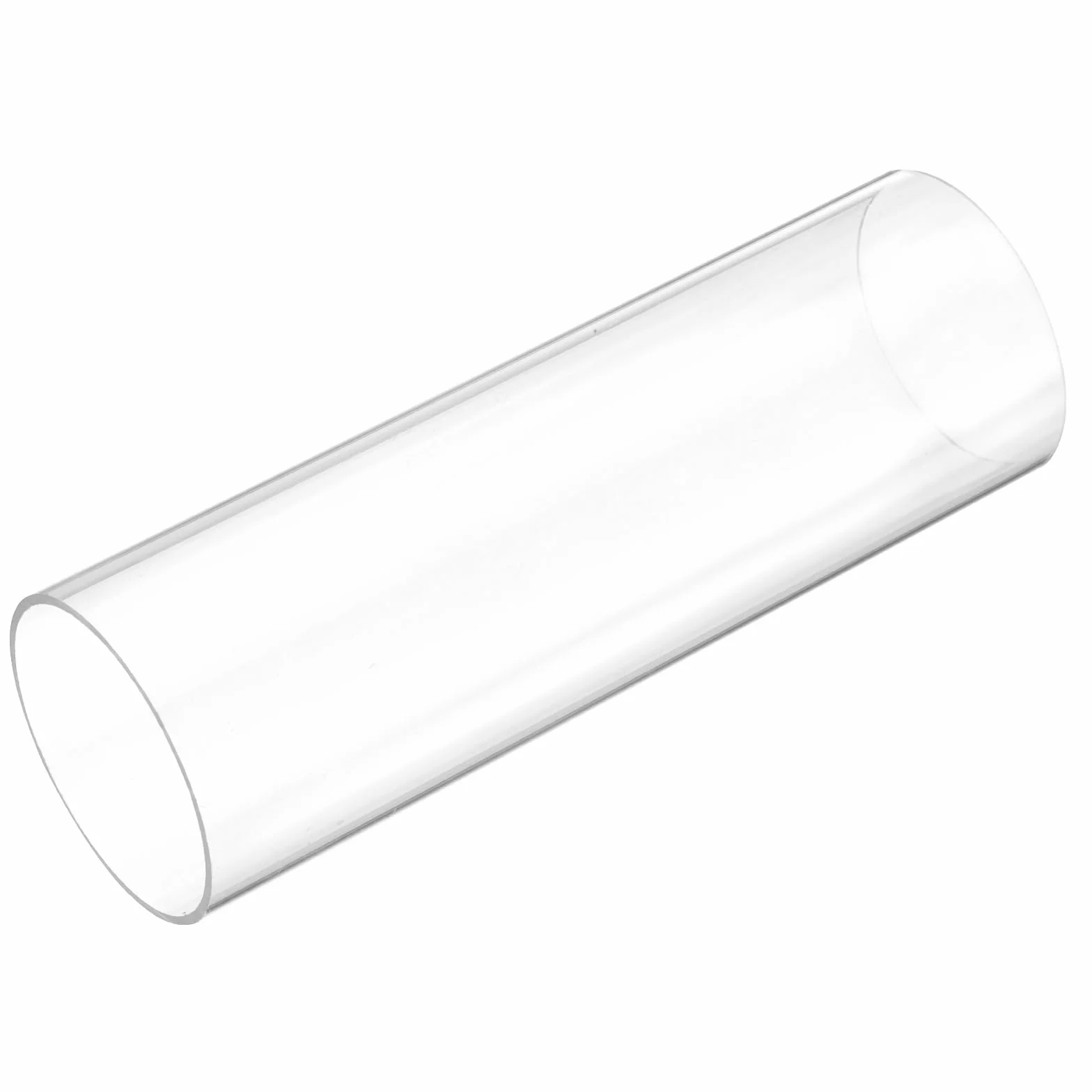 QUARKZMAN Tubo Rigido Rotondo Trasparente 47mm(1 7/8") ID x 50mm(2") OD x 0.5Ft(150mm) Lunghezza Tubo in Plastica