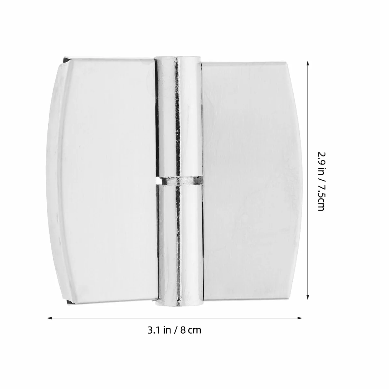 Cerniere in Acciaio Inossidabile per Porte con Chiusura Automatica Regolabili 3.15x2.95x0.59in per Uso Commerciale