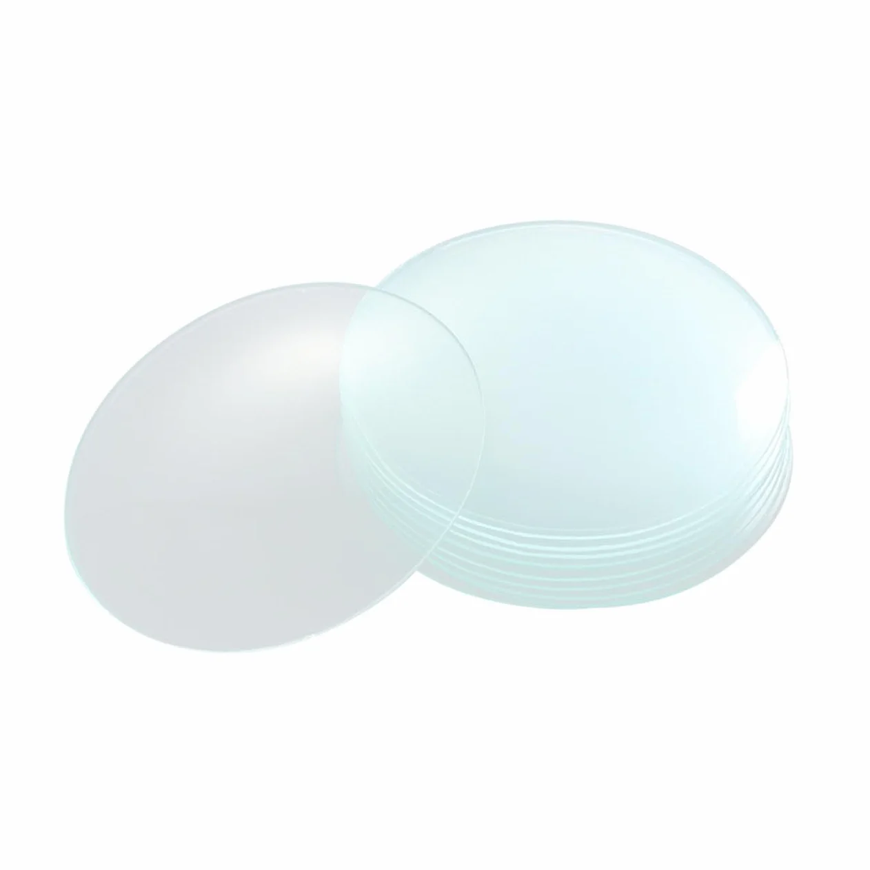 TOPBATHY Coperchi in Vetro Accessori in Materiale Sintetico 10 Pezzi per Becher da Laboratorio per Esperimenti Domestici e Scientifici