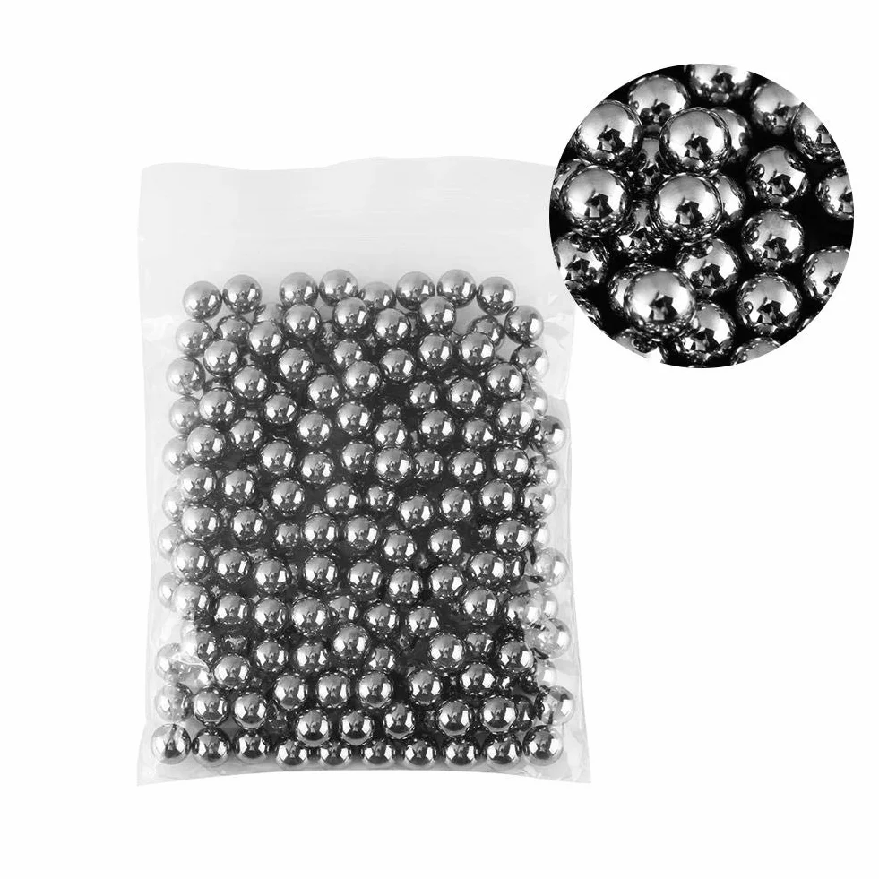 Fydun Sfere d'Acciaio 200 Pezzi 6,35 mm 1/4 Pollice Diametro G10 Sfere in Acciaio di Precisione