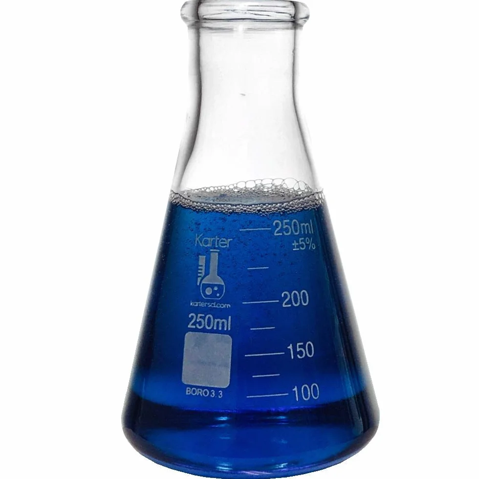 Karter Scientific - Set di flaconi Erlenmeyer in vetro, 3 misure, 50, 150 e 250 ml, 3 misure