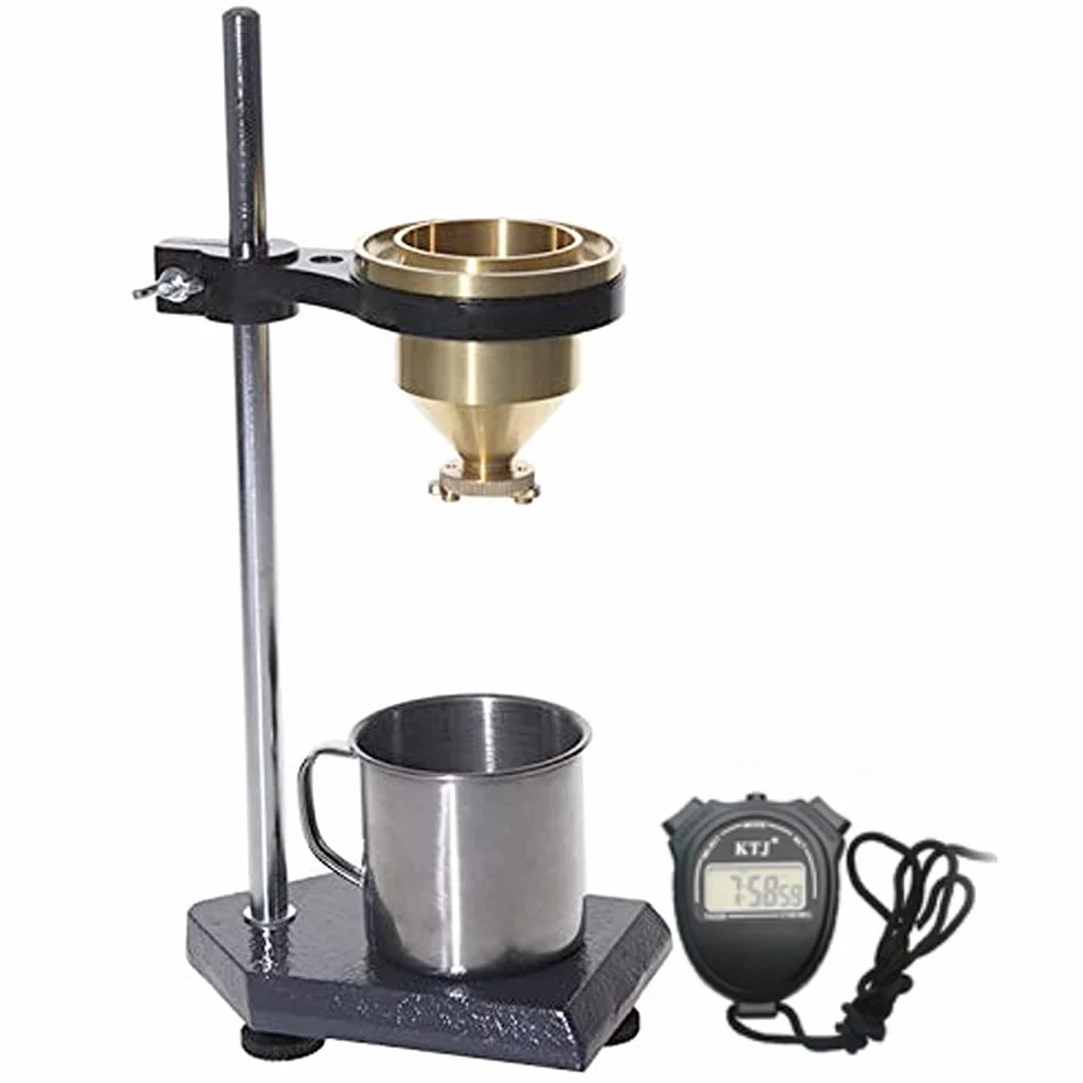 Tazza di misurazione della consistenza della vernice Tazza di flusso del viscosimetro 4# Tazza di viscosità del flusso Misuratore di portata del liquido Tester di viscosità del liquido