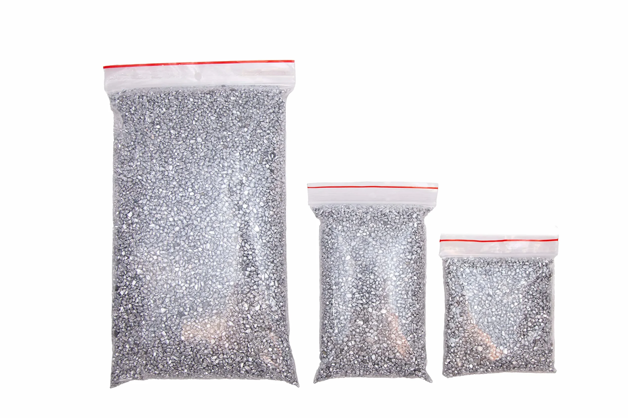Granulato di alluminio, 99,9%, puro alluminio, elevata purezza, riciclato, 5000 g (5 kg)