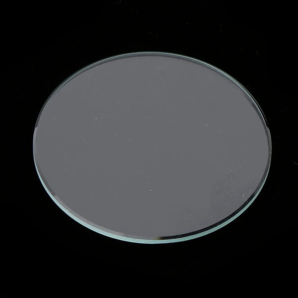 Generico 10 pz/pz 28mm-38mm Orologio Piatto Cristallo Vetro Minerale Parti di Ricambio Spessore 1mm -30.5mmBella e abile.