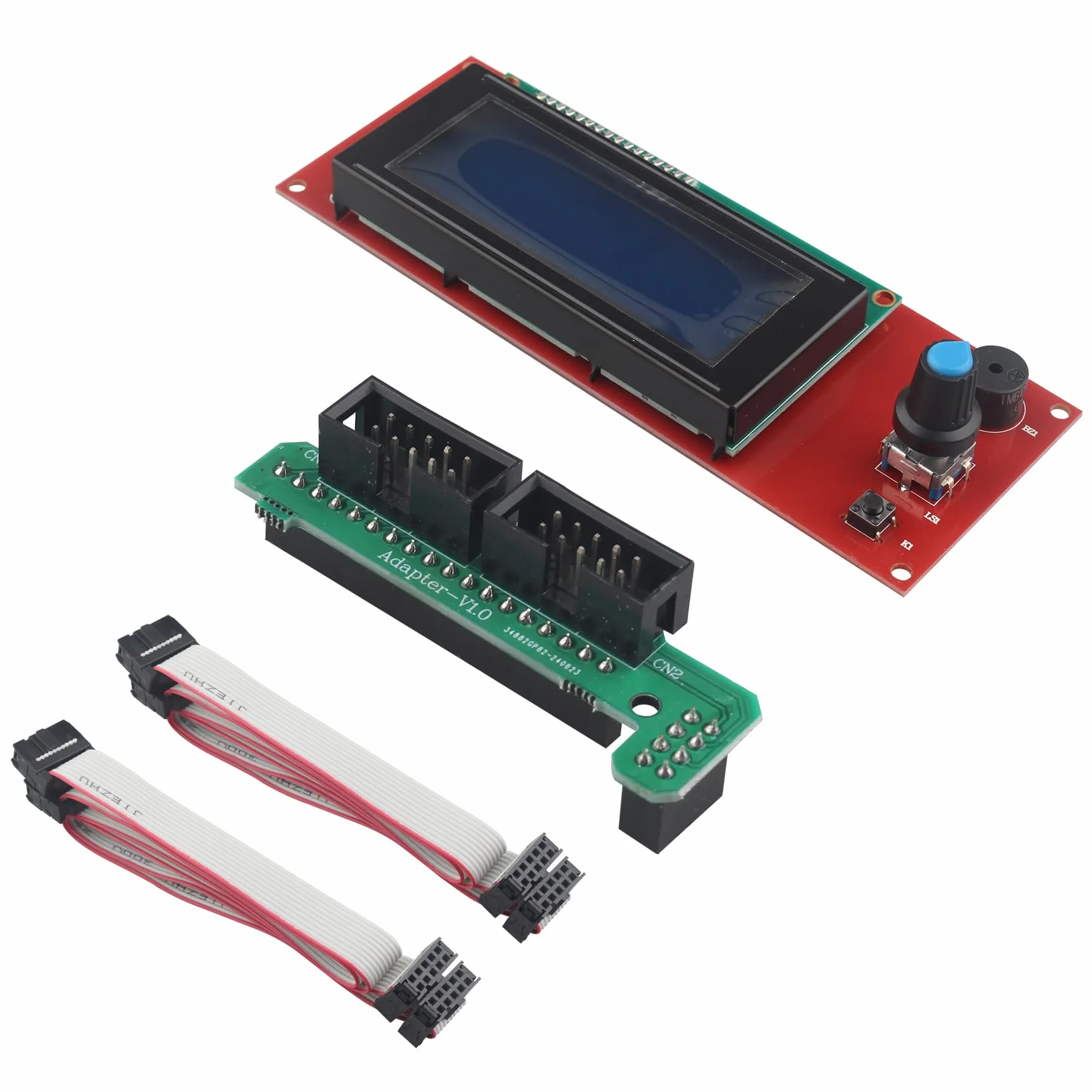 2004 LCD Grafica Intelligente Display Modulo Controller Schermo con Adattatore e Cavo Compatibile per Stampante 3D Controller RAMPE 1.4 Arduino Mega Arduino RepRap Pololu Shield