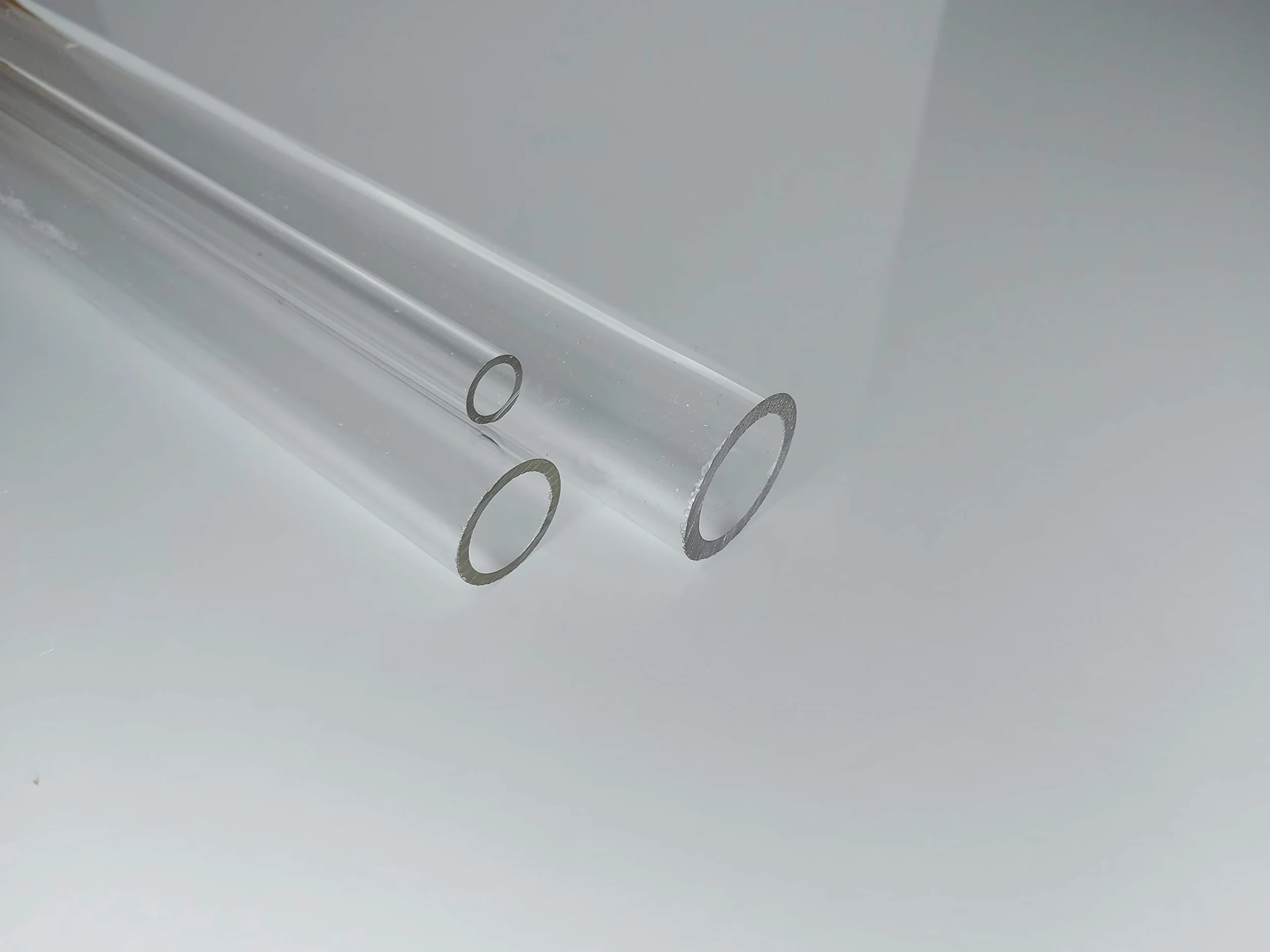 Tubo in acrilico XT trasparente 70 x 60 mm Lunga 1000 mm (1 metro)