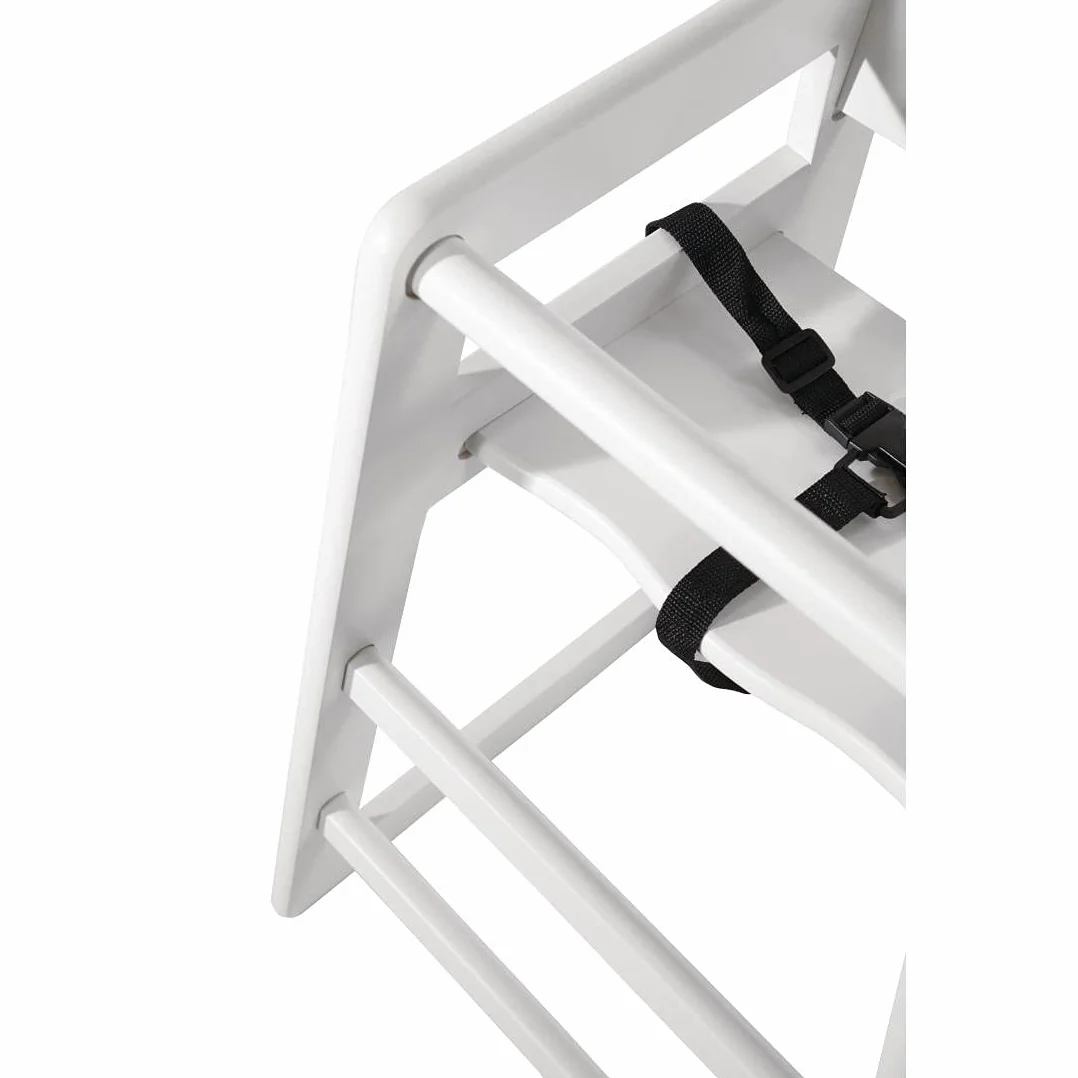 Bolero dl833 Seggiolone in legno bianco anticato