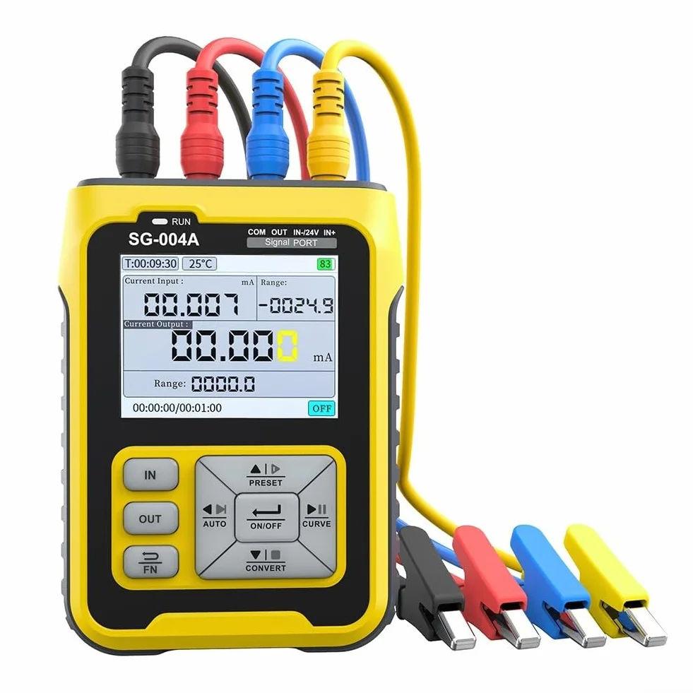 Handheld SG-004A Generatore di Segnale Calibratore 4-20mA Tensione Corrente Frequenza Input Input Strumento Diagnostico Industriale