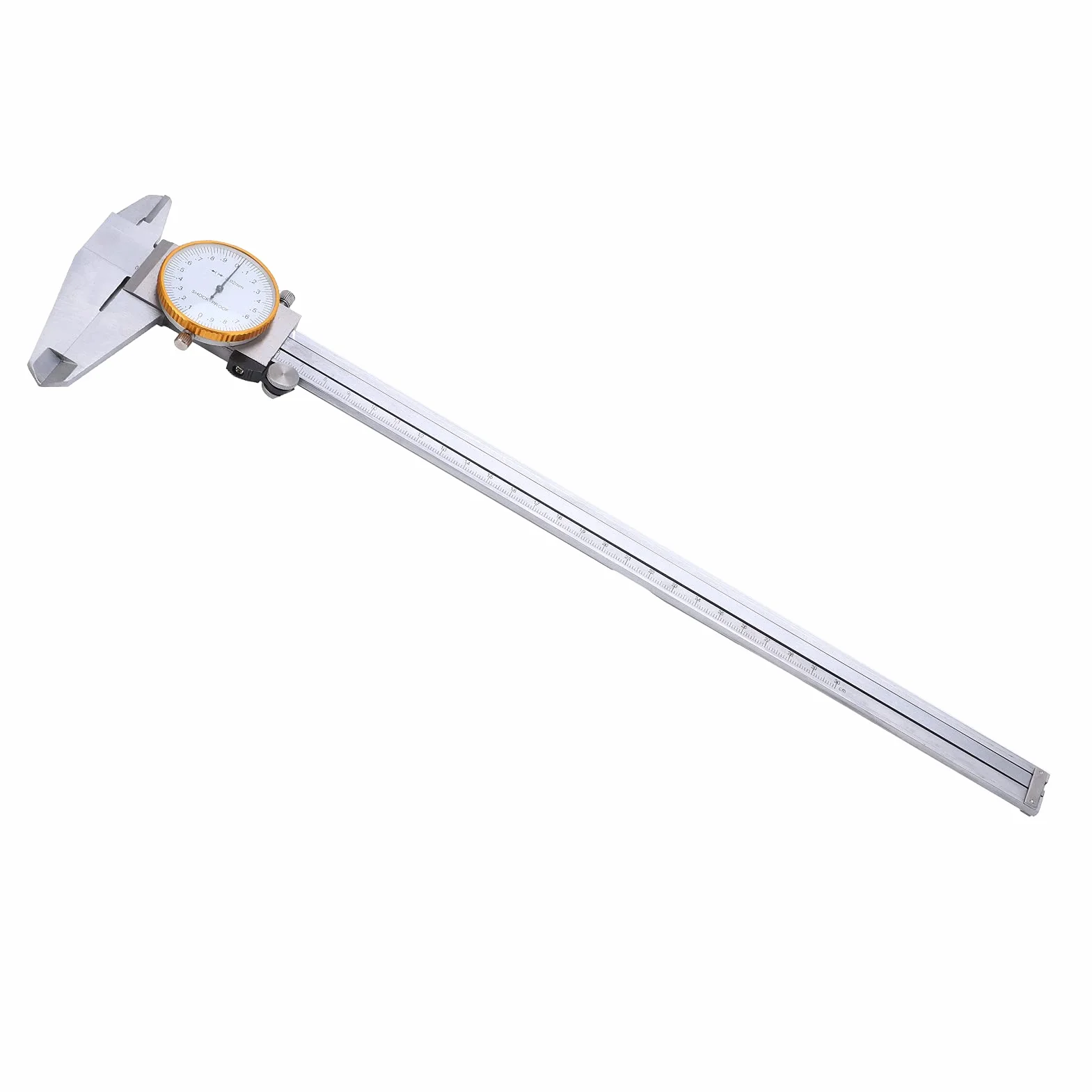 Calibro a corsoio da 0 a 300 mm Quadrante trasparente Righello di misurazione portatile in acciaio 002 mm Per la lavorazione dei metalli Lavorazione del legno Misurazione