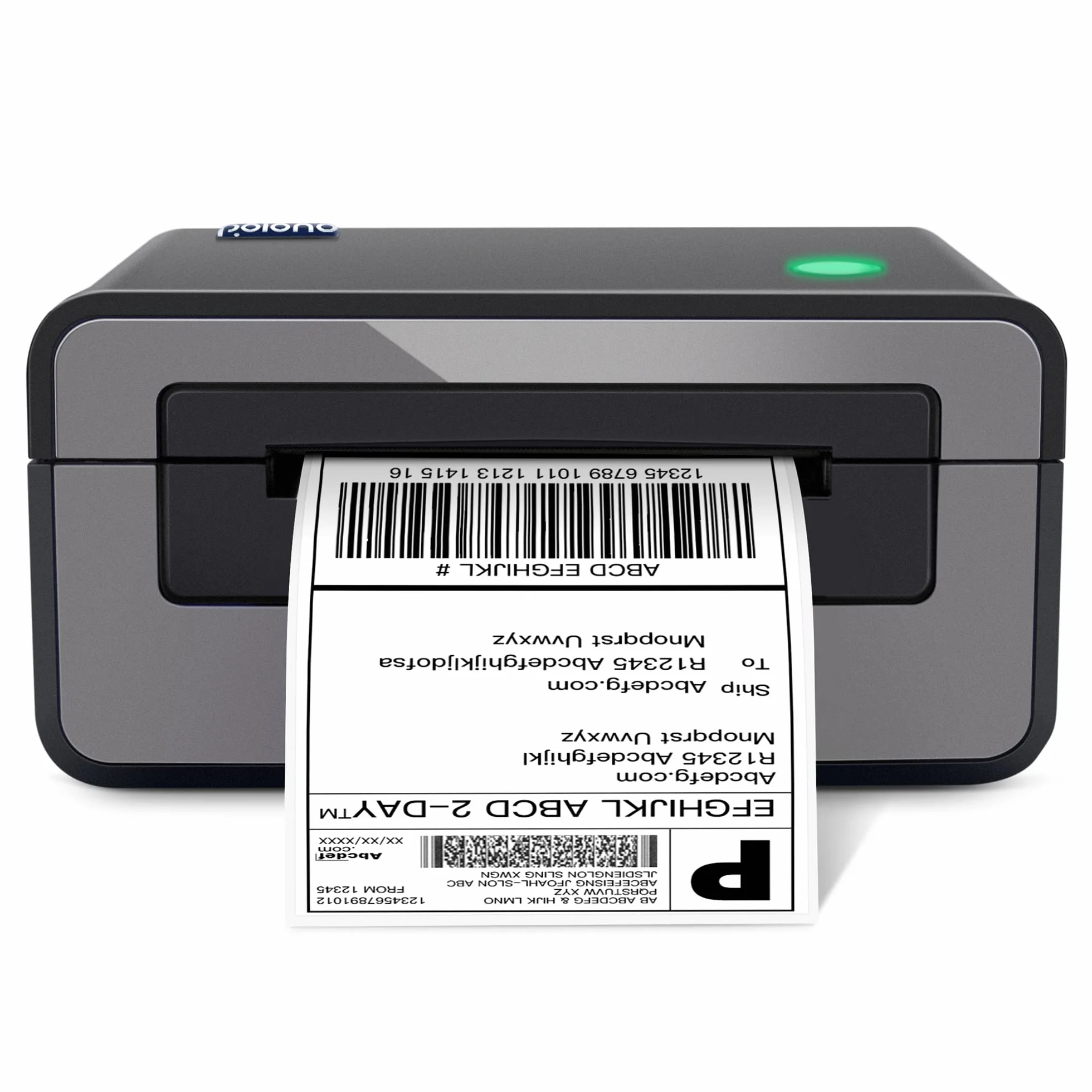 POLONO Stampante Etichette Spedizione, Stampante Termica Etichette 4x6, Etichettatrice Termica Diretta Commerciale, Compatibile con USPS, FedEx, Shopify, Ebay, Amazon, Supporta Molteplici Sistemi