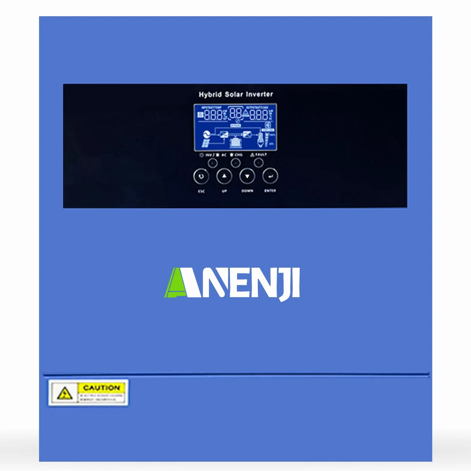 4200W Inverter ibrido a onda sinusoidale pura, Tensione a Circuito Aperto Fotovoltaico 60–500 Vcc Dotato di un MPPT da 100 A e di un modulo WiFi integrato, Adatto per batterie da 24V