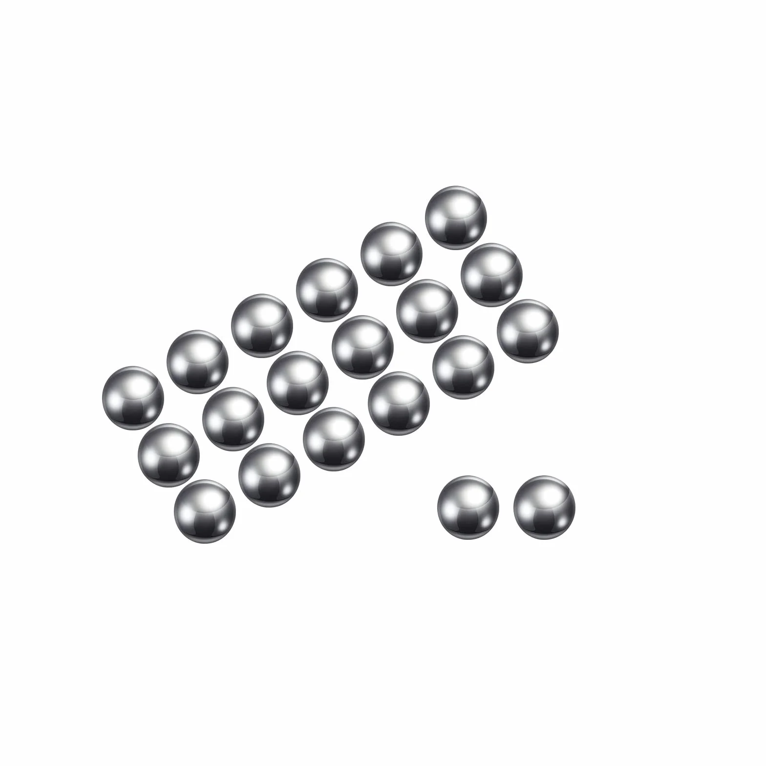 Precisione Sfere 5/32" Cromo Acciaio per Cuscinetti, 100pz