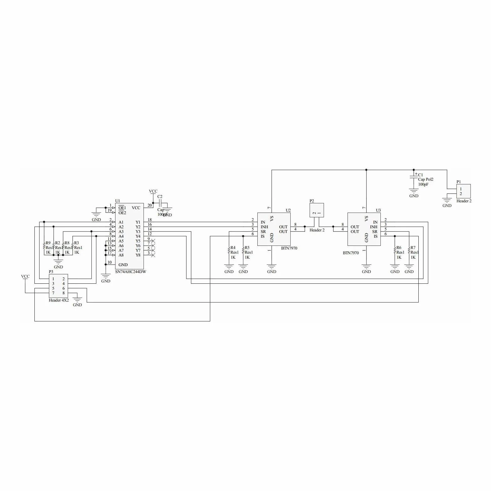 Set di 2 moduli driver motore ad alta potenza BTS7960 43A, ideali per Arduino con funzione di limitazione della corrente e adatti come moduli driver per auto intelligenti