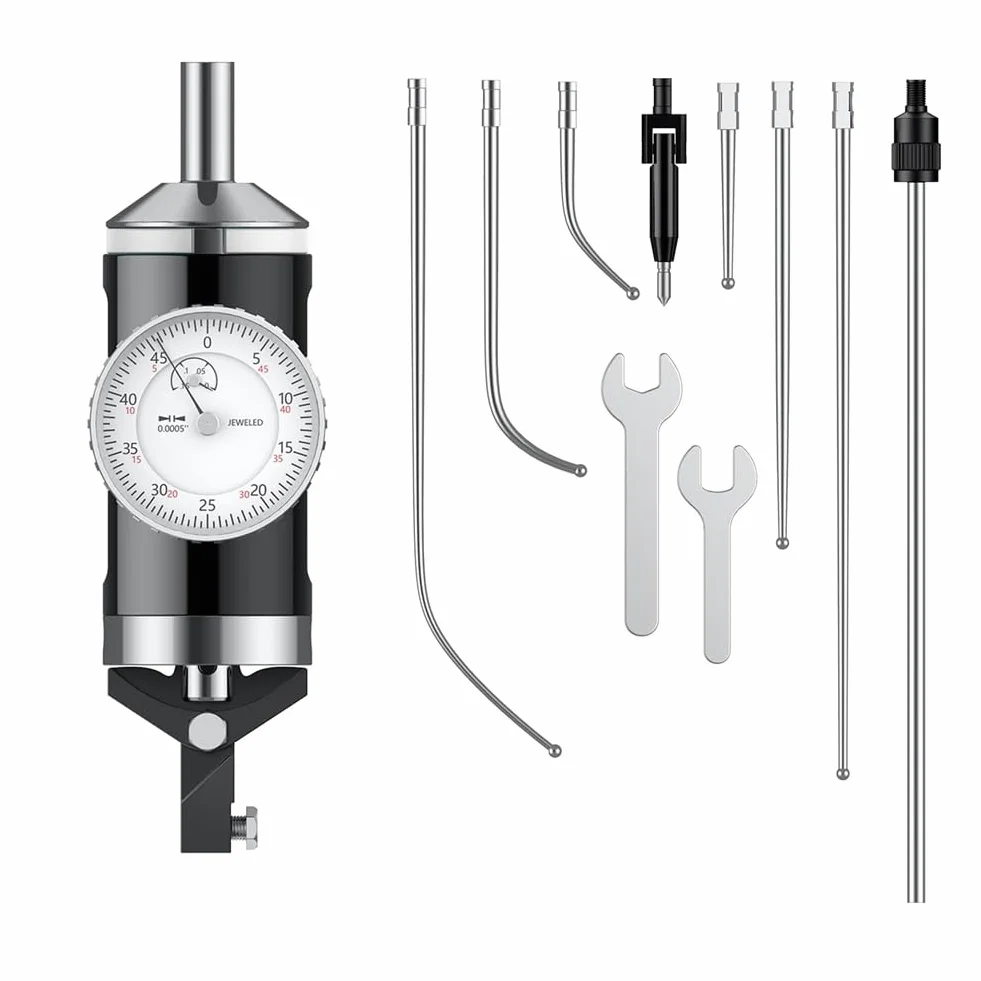 Set di indicatori di centraggio coassiali 0-0,4 cm/0,000 pollici