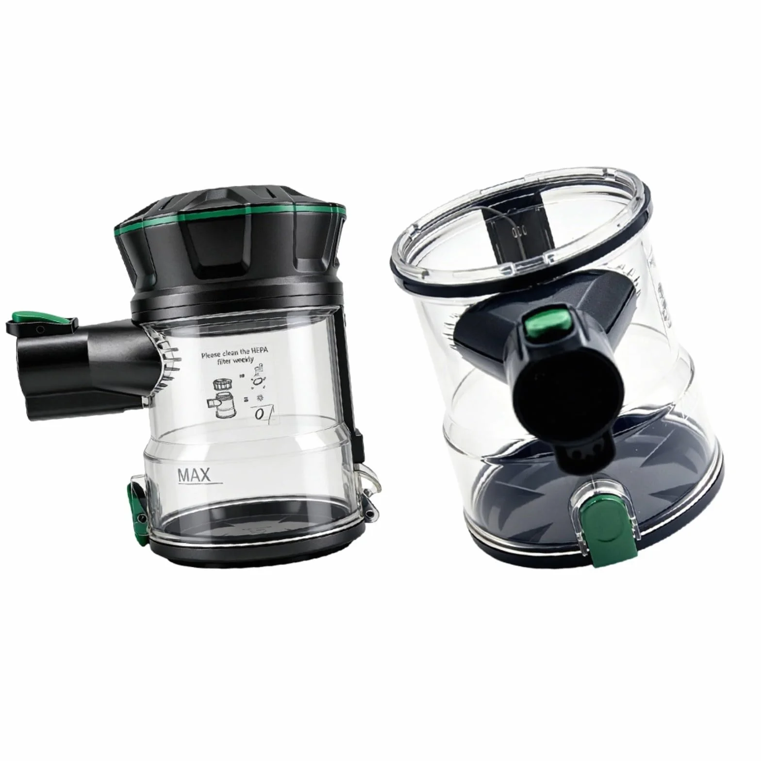 Bidone polvere lavabile ricambio Vactidy Blitz V8 aspirapolvere