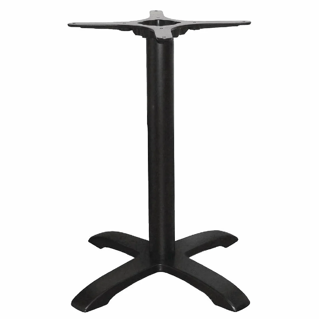 Bolero CE154 gamba tavolo base in ghisa, nero