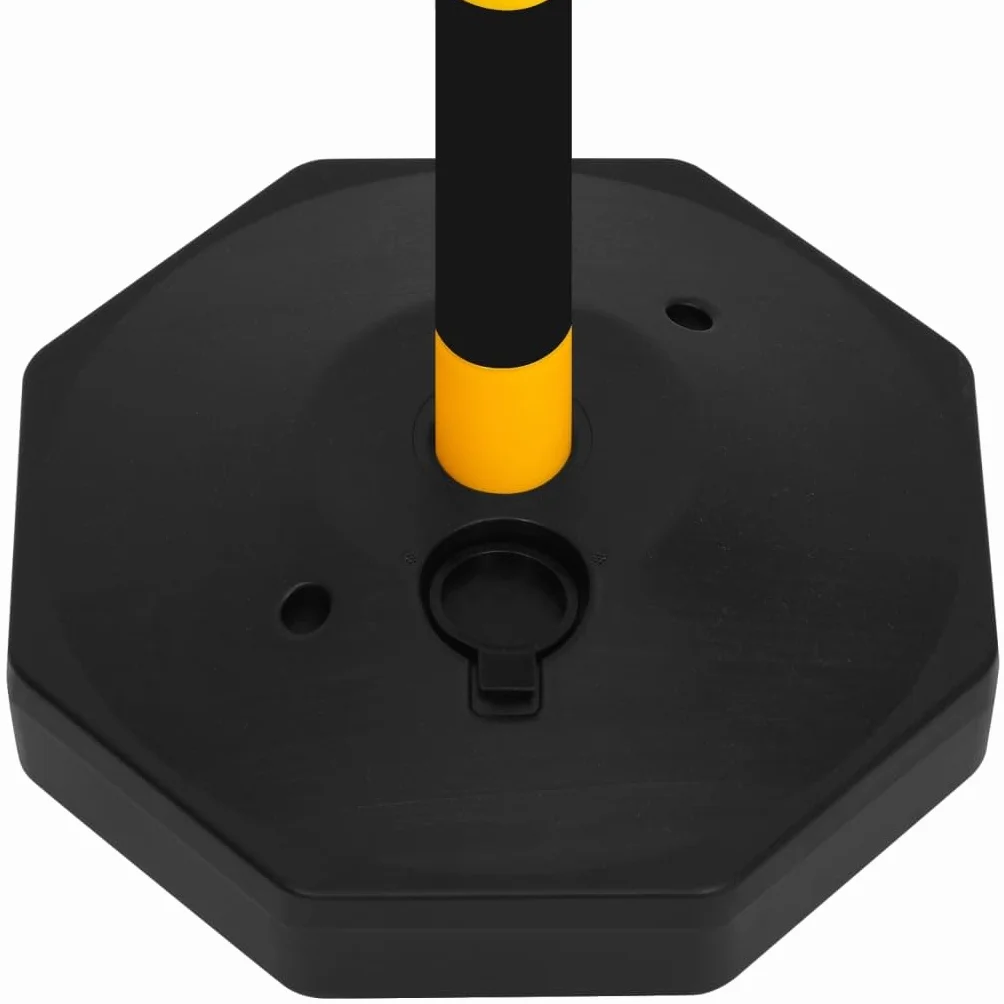 vidaXL Set di Pali Stradali con Catena in Plastica di 10 m