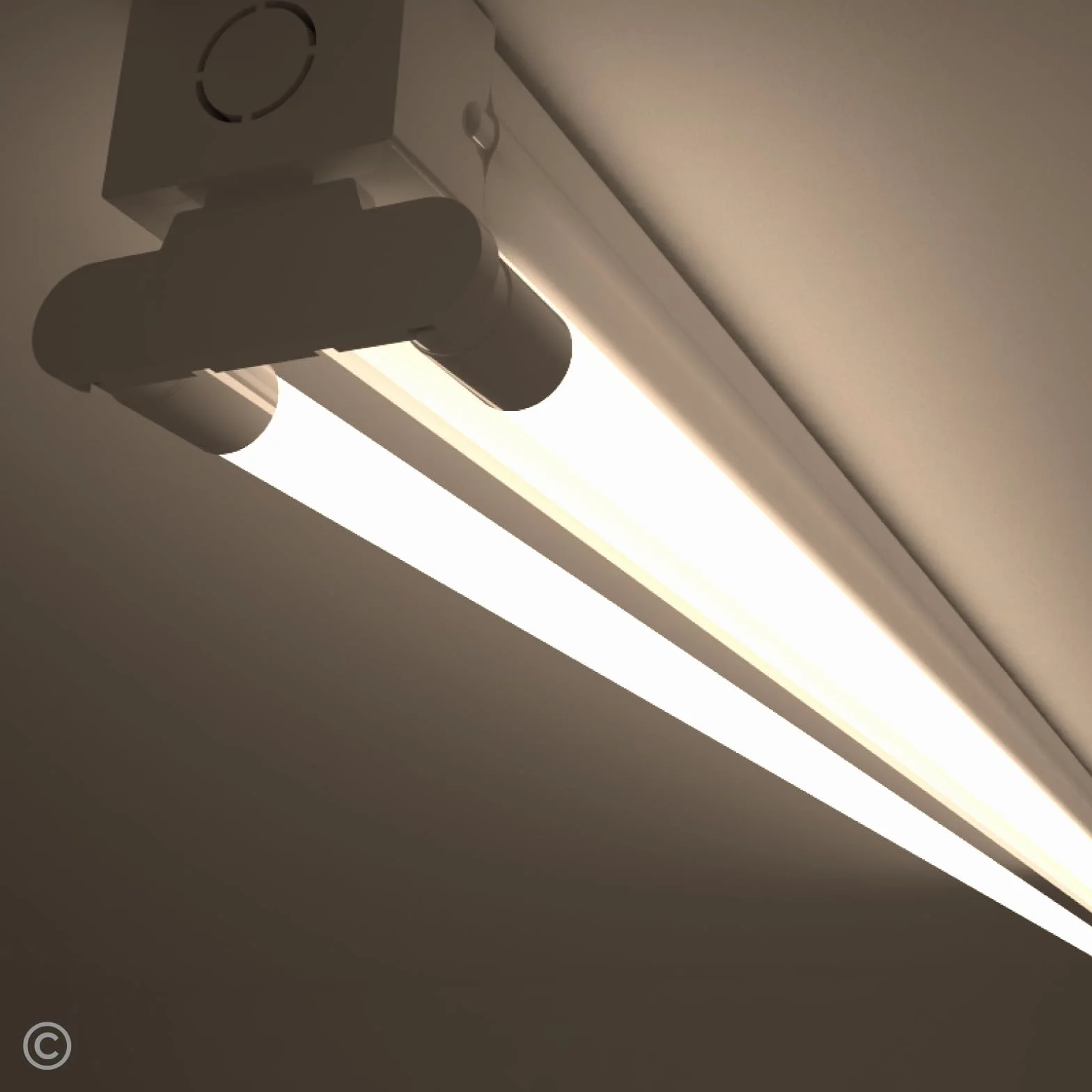 Eurocali 3 Tubi LED 24W 150cm T8 G13 con Starter 3000 Lumen Garanzia 3 Anni - Luce Calda 3000K - Alta Luminosità 125 lm/W - Materiale Nano Plastic Sostituzione Neon per Soffitto Garage Negozio