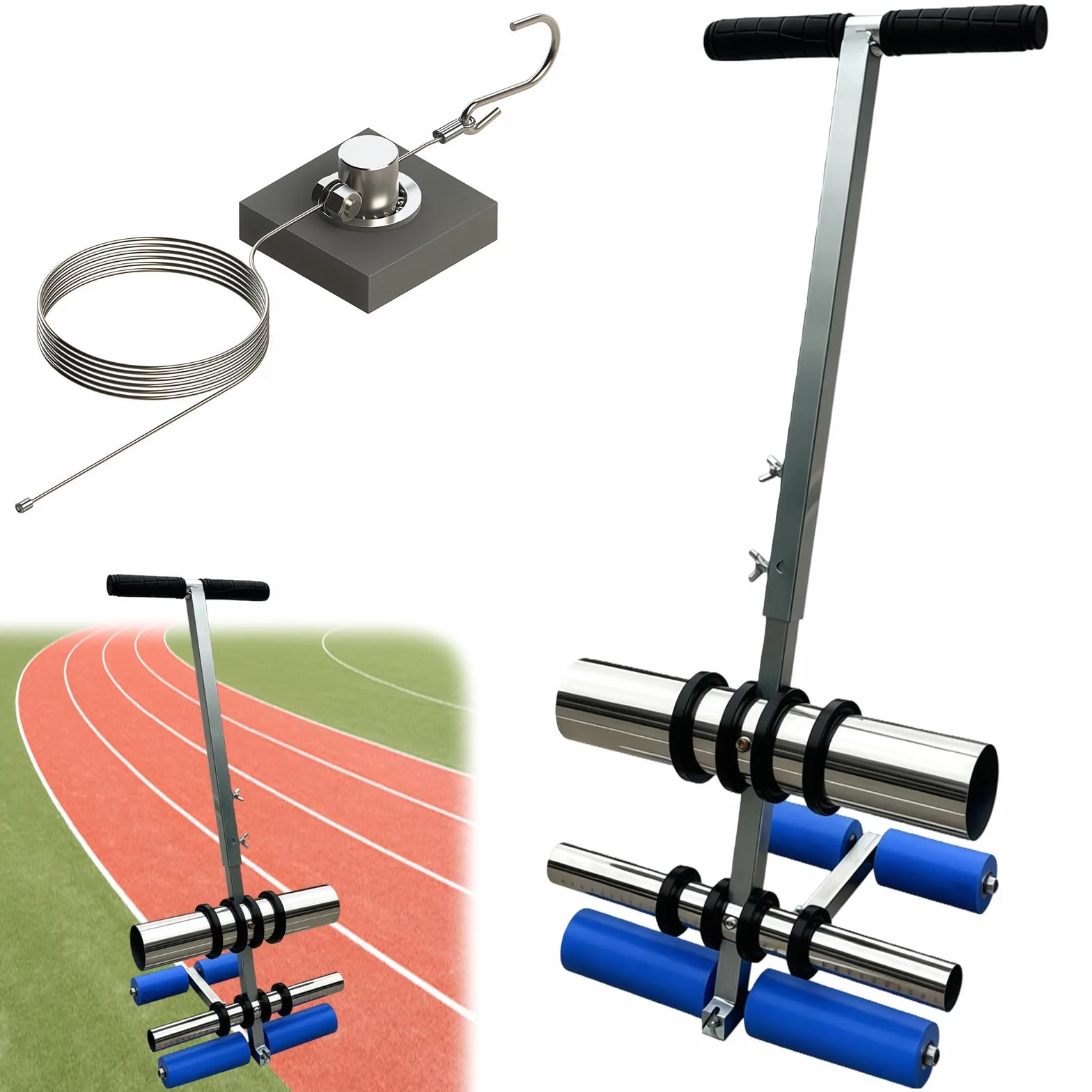 Nastro adesivo per marcatura, manuale per pavimenti, applicatore per pittura Lane Marking Sports Storage Areas Draw Iines and Circles